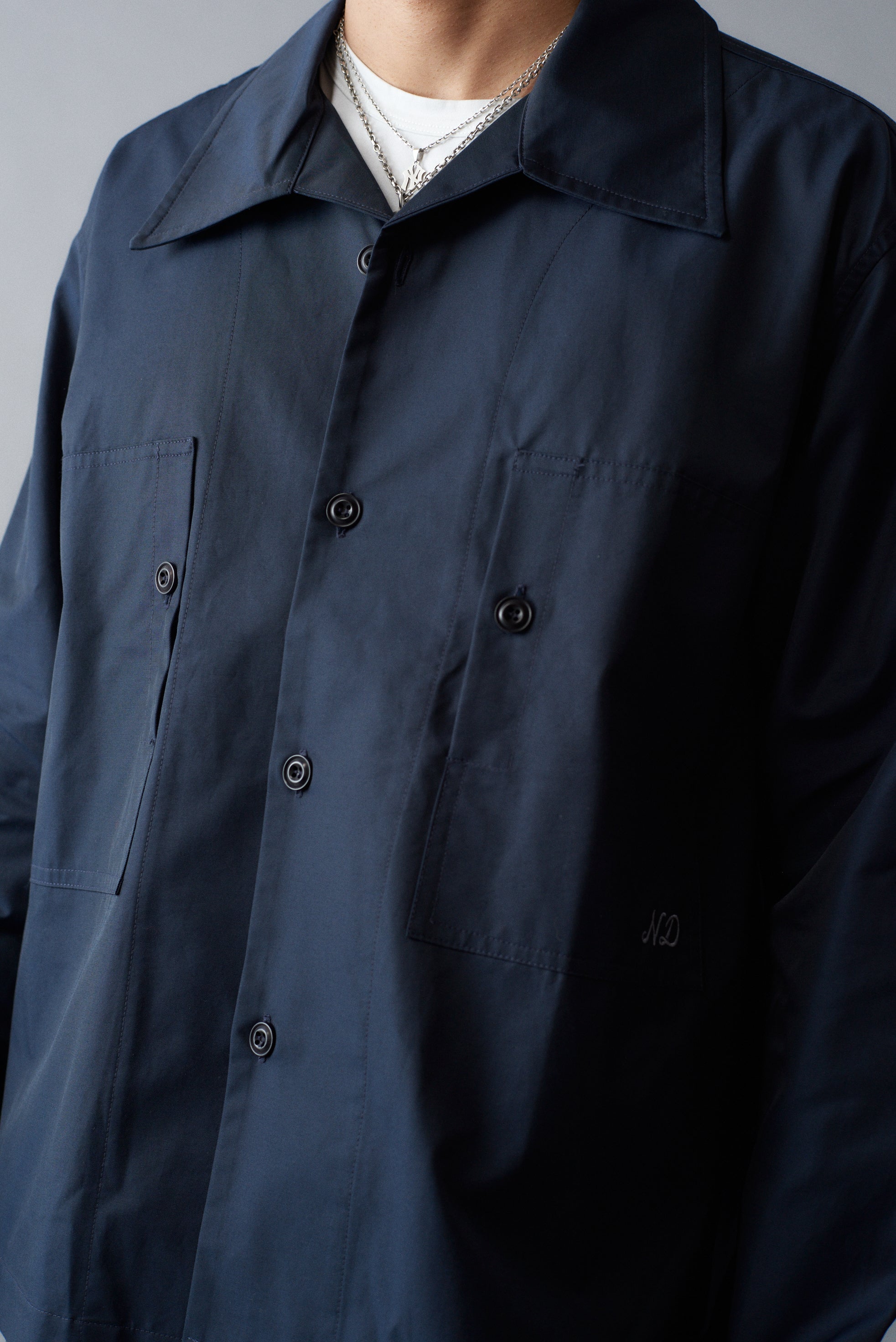 Cotton Nylon 2 Pocket Shirt