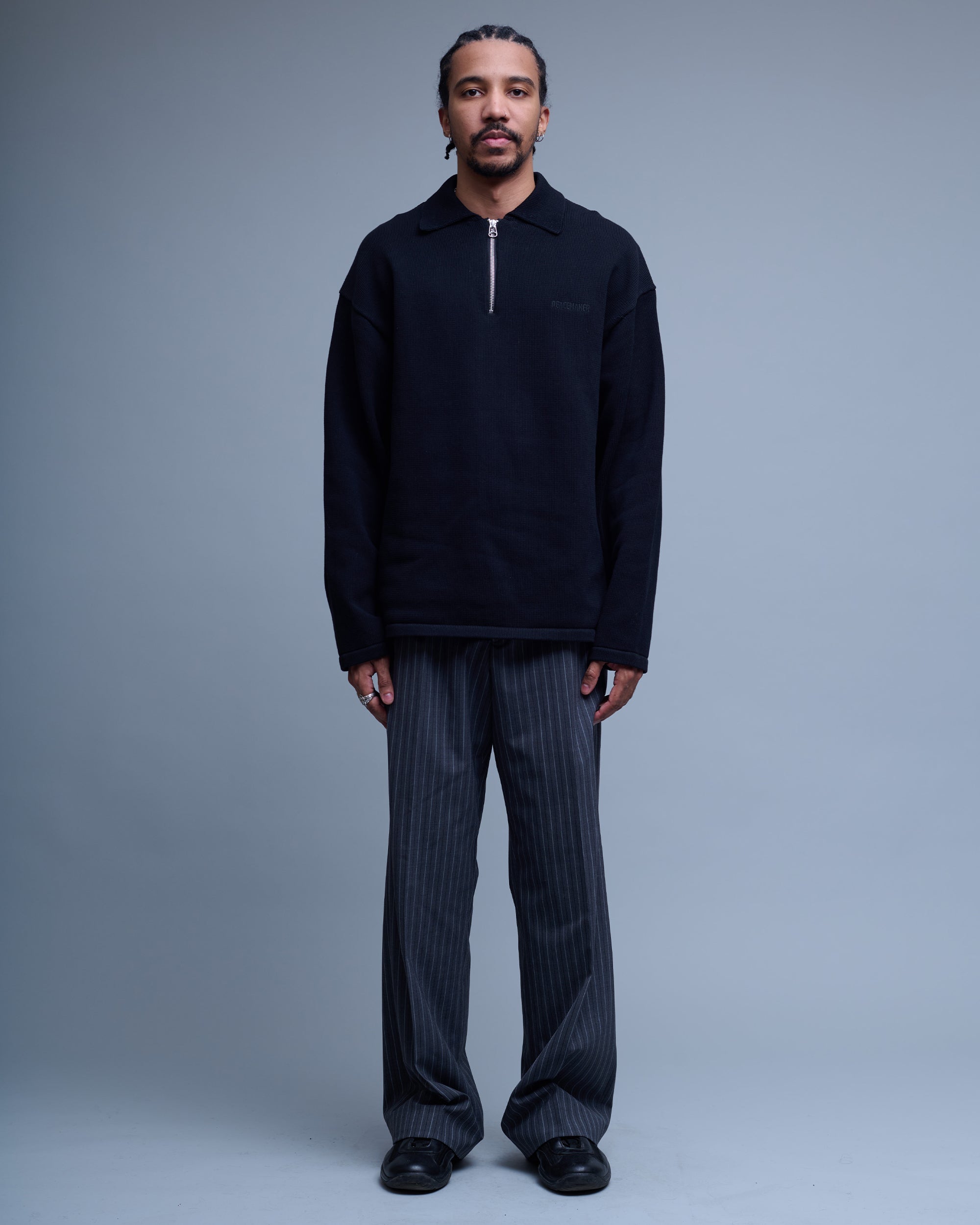 Quarter Zip Knit Polo