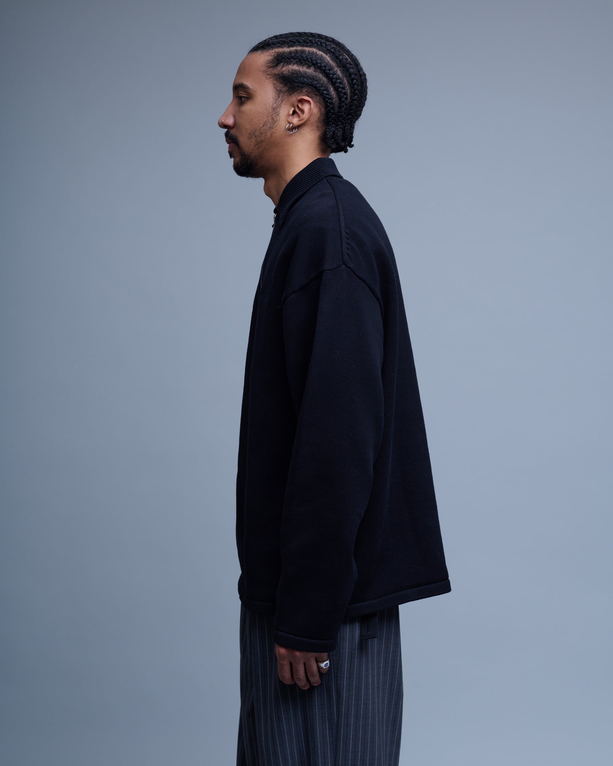 Quarter Zip Knit Polo