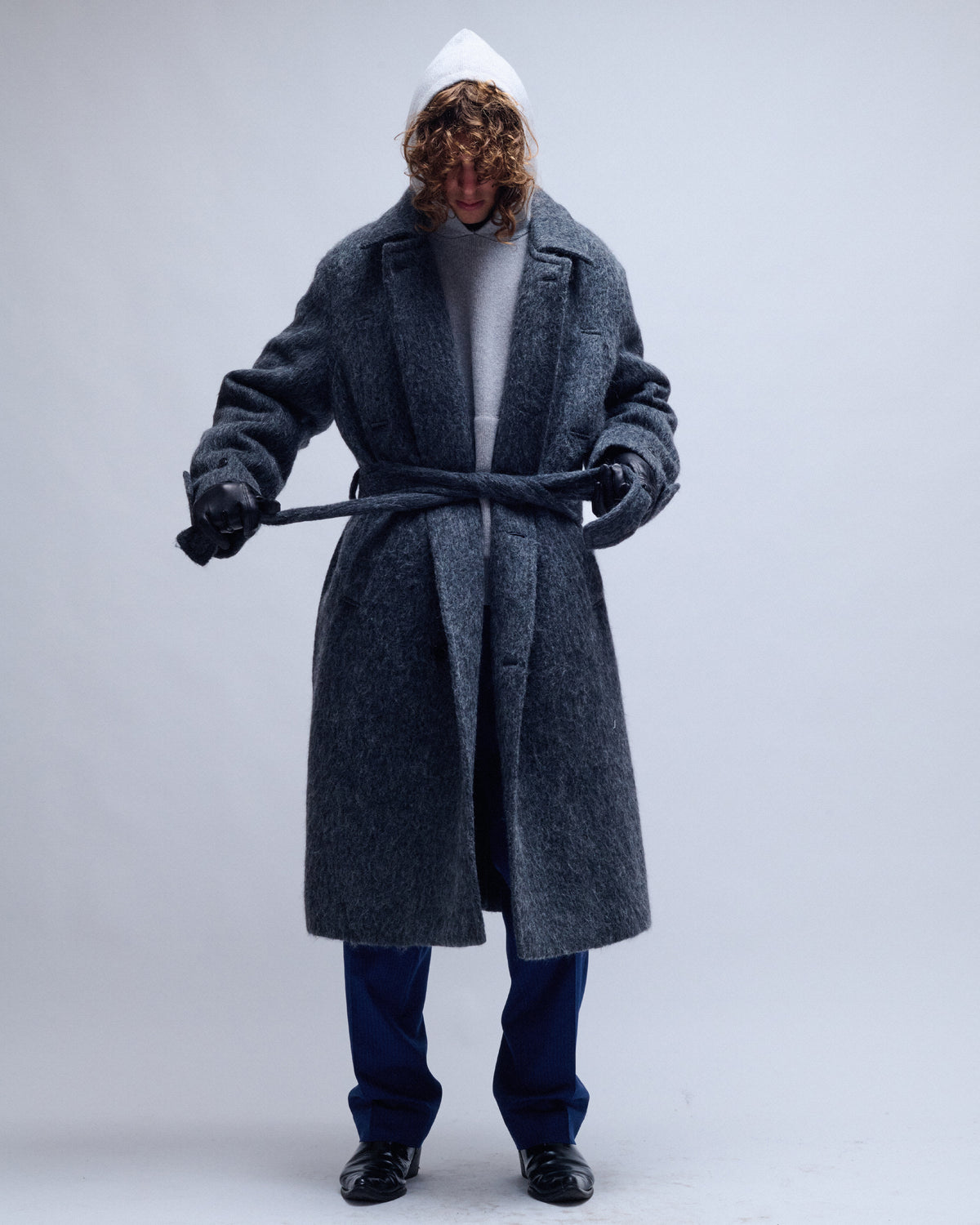 Rufus Wool Blend Belted Field Coat