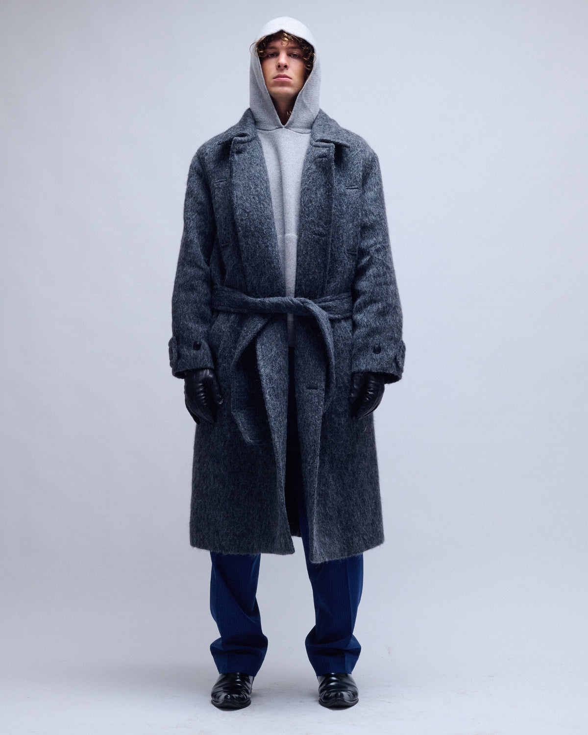 Rufus Wool Blend Belted Field Coat