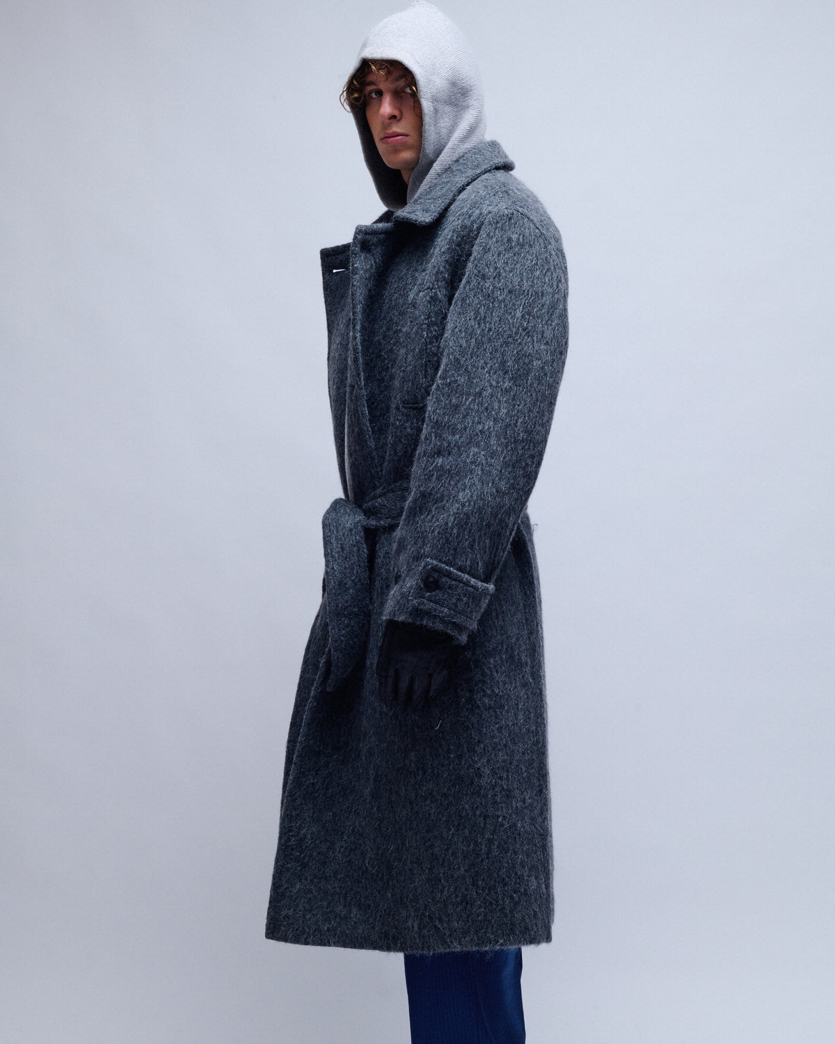 Rufus Wool Blend Belted Field Coat