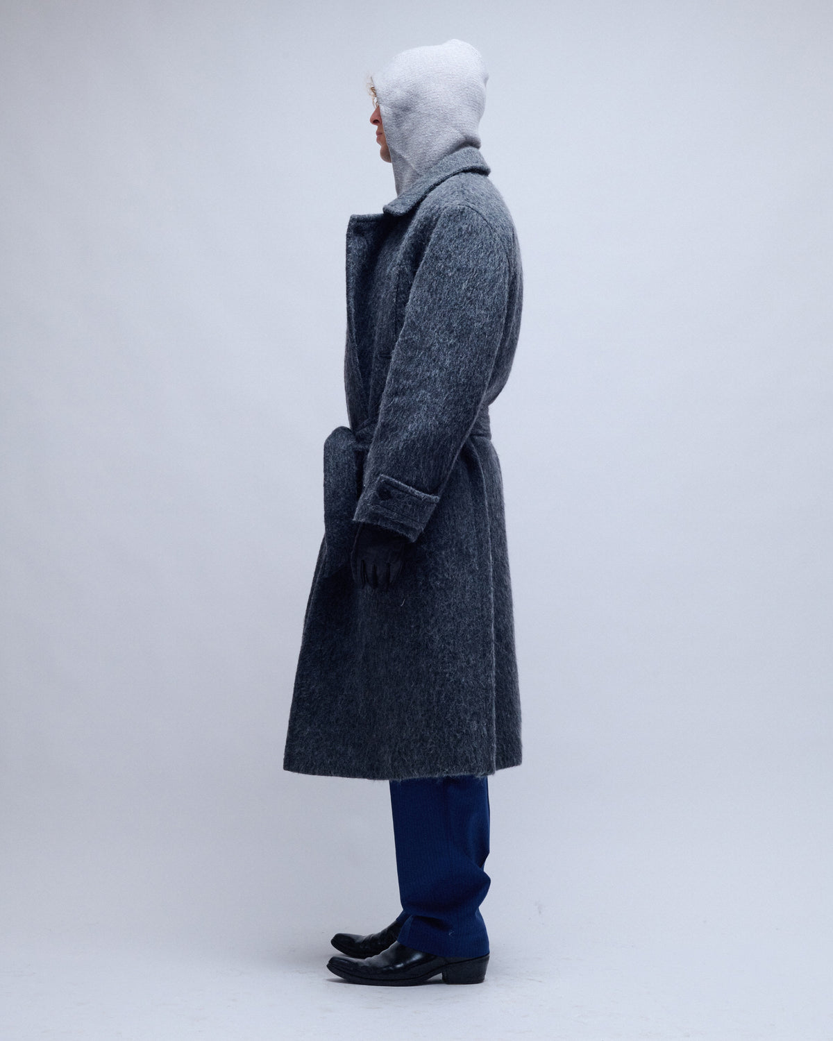 Rufus Wool Blend Belted Field Coat