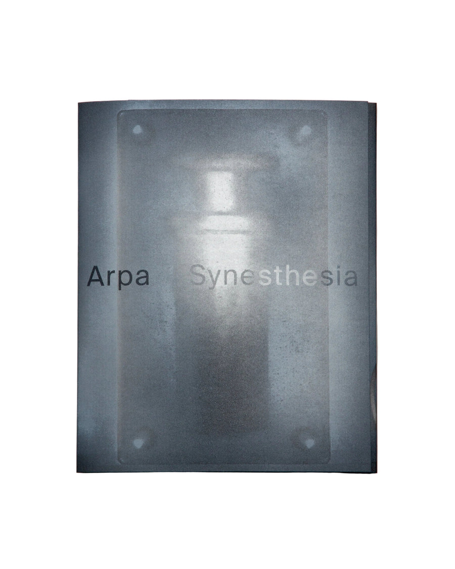 Arpa Synesthesia book, closed, front jacket