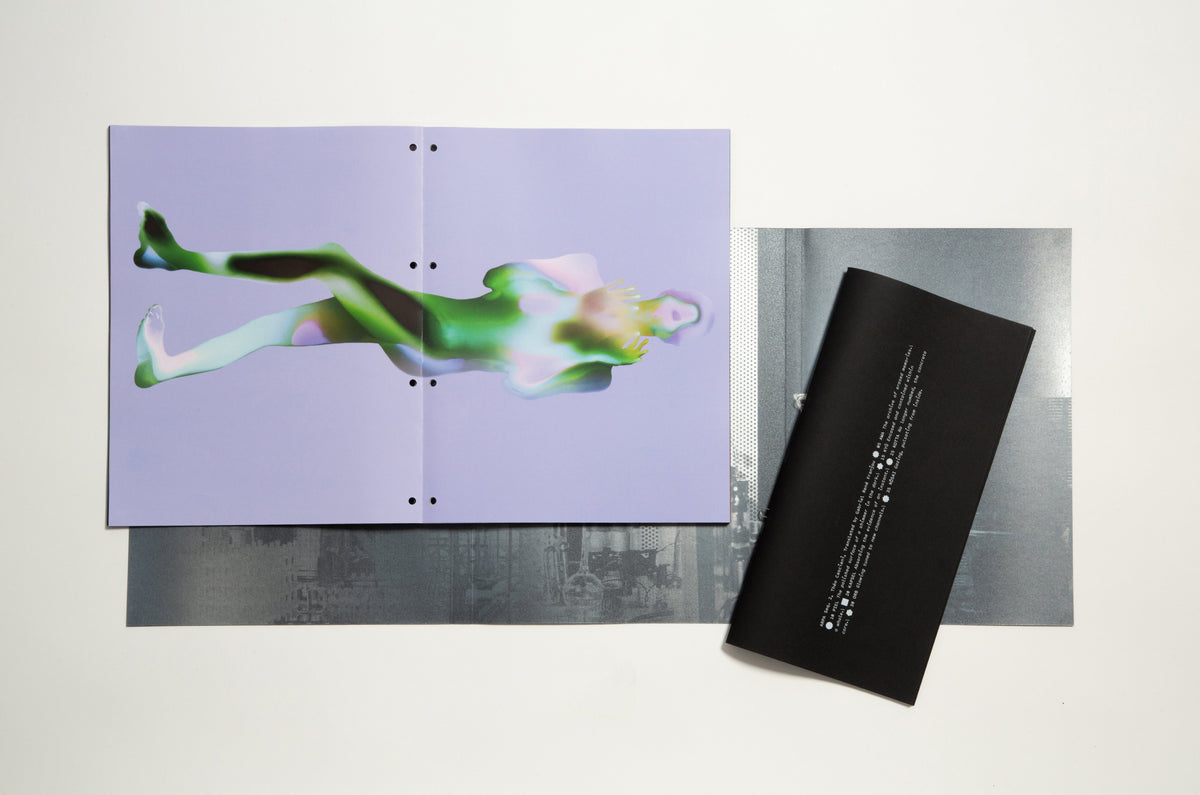 Arpa Synesthesia folder and text spread