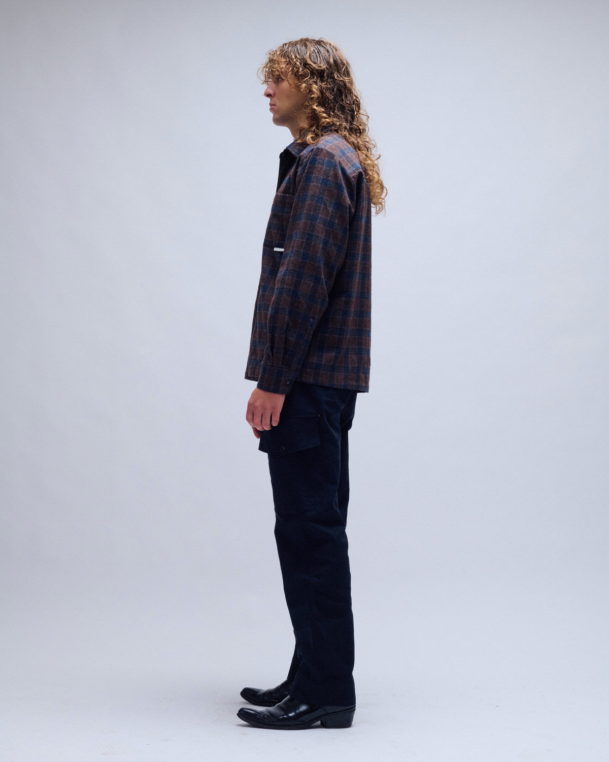 Single Cargo Pocket Soft Cotton Drill Trousers