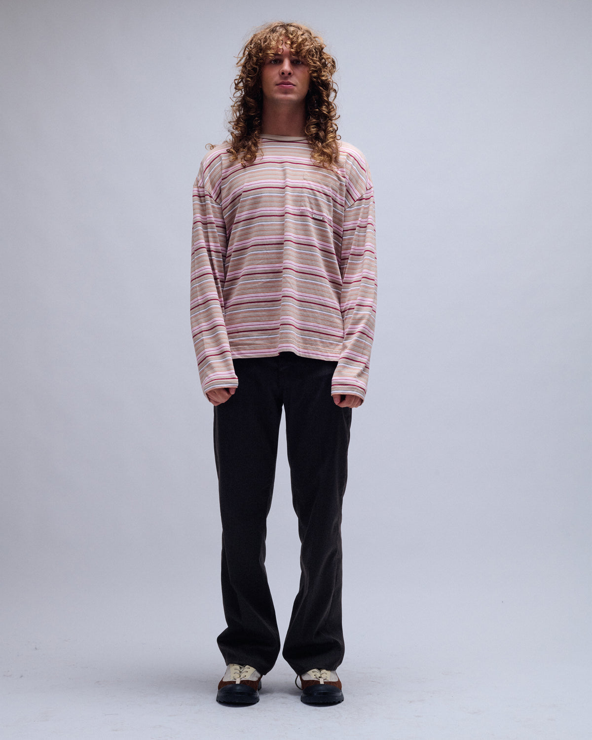 Relaxed Boot Tech Wool Pants