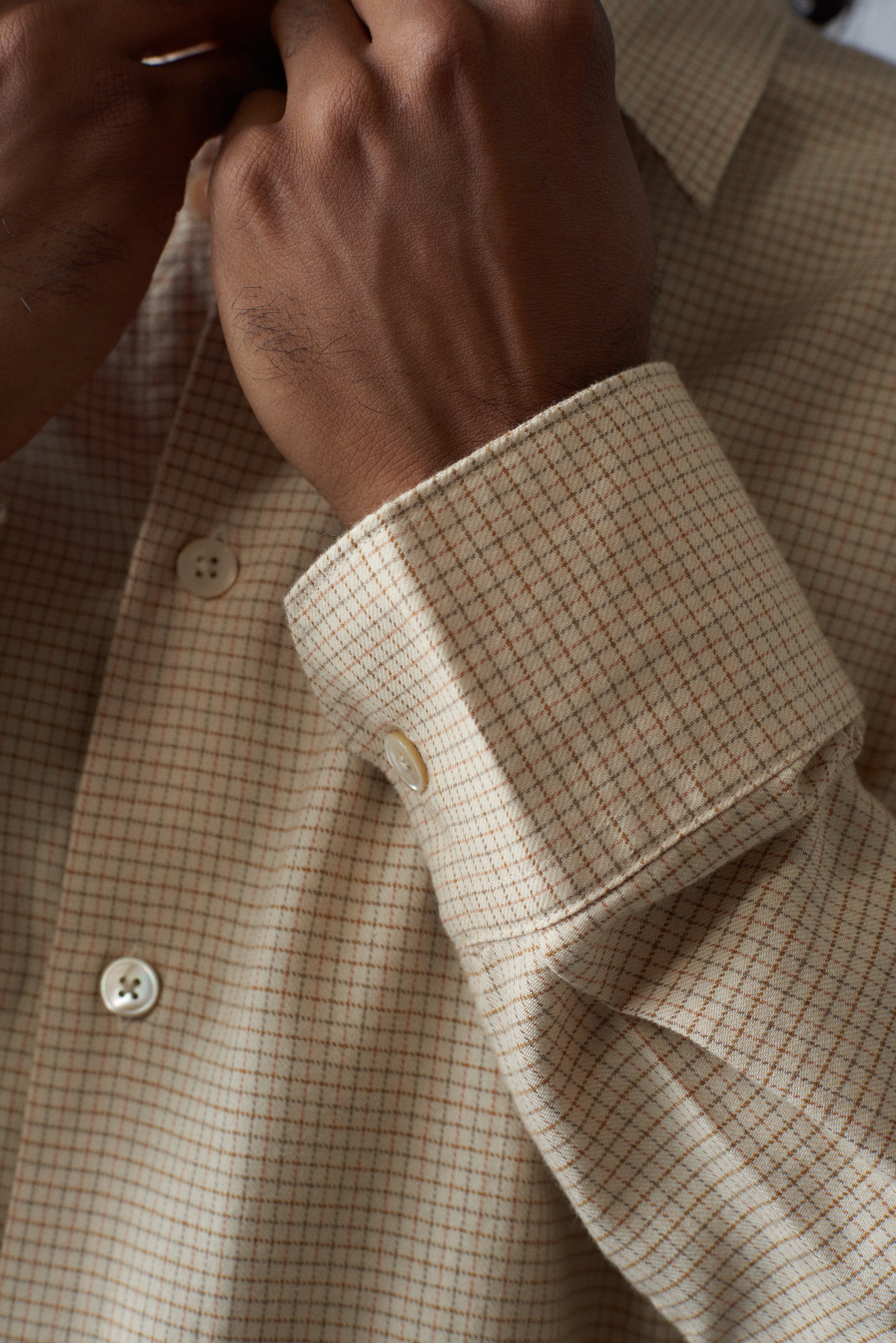 Base Cotton Check Shirt