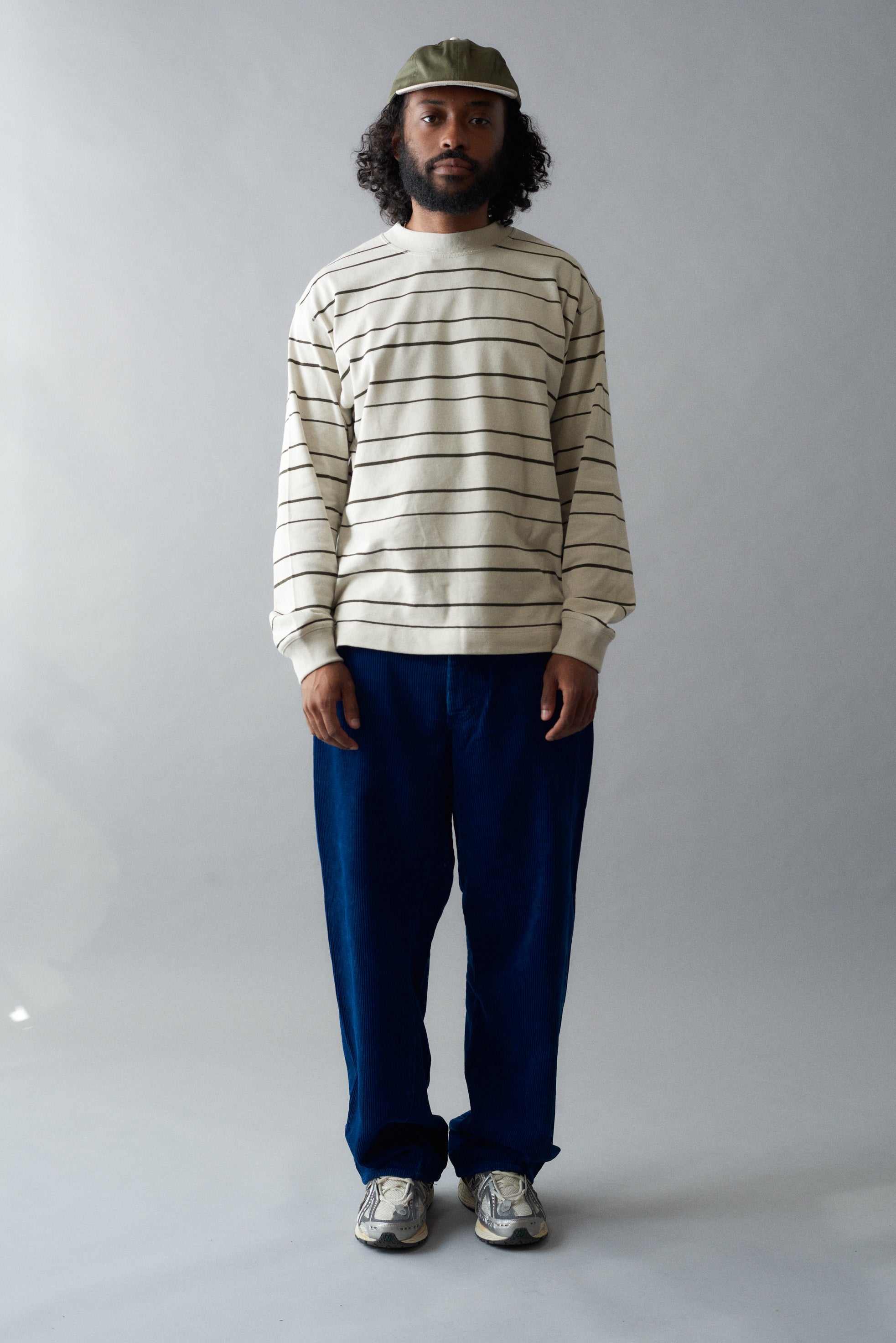 Wide Twist Corduroy Pants