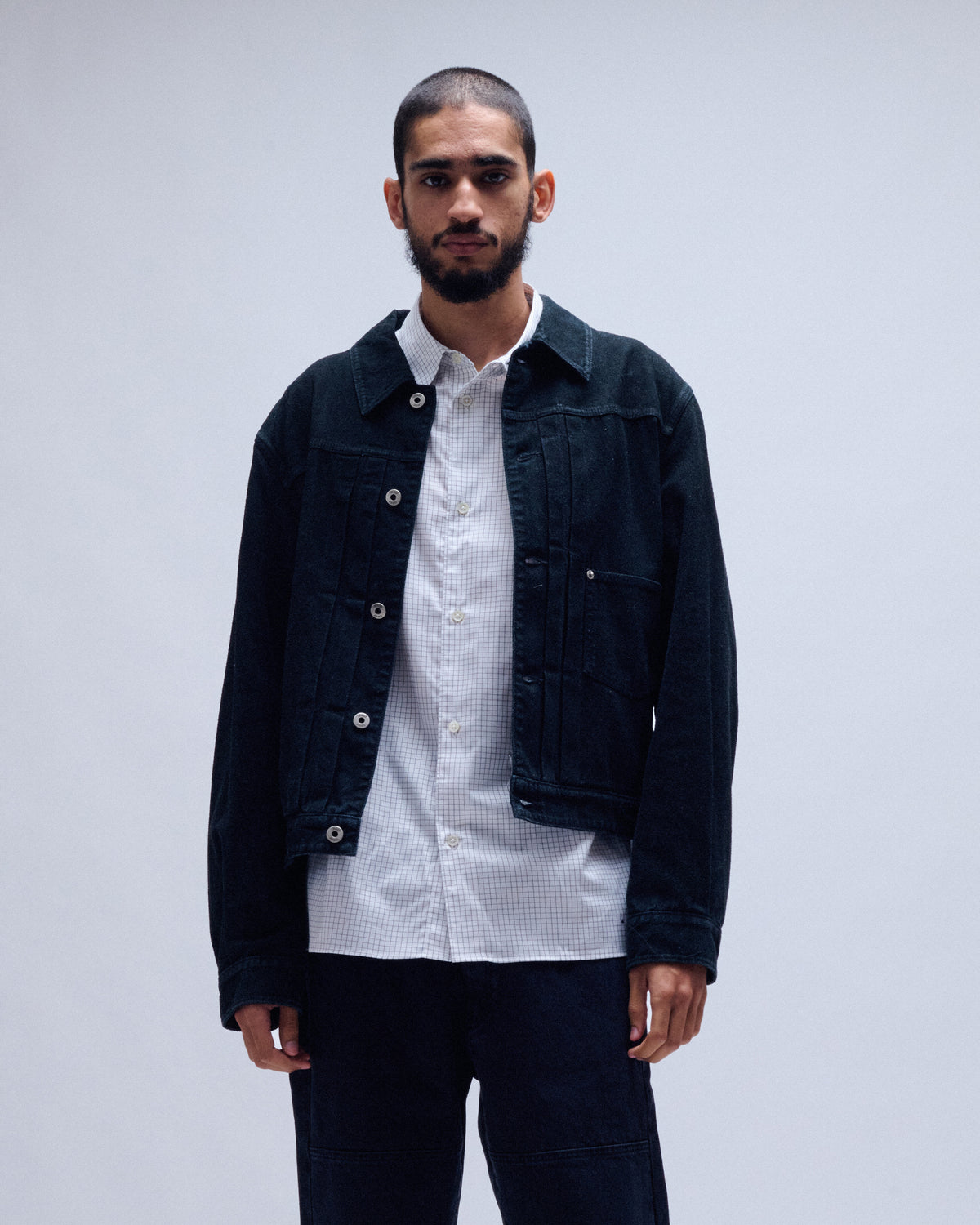 Type 1 Rustic Washed Cotton Trucker Jacket