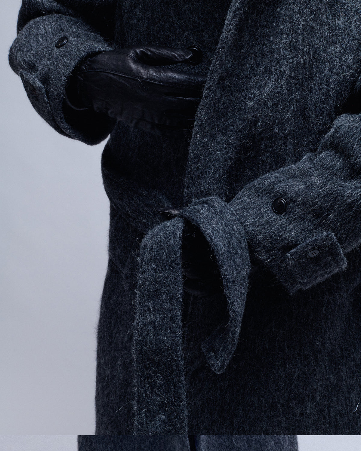 Vegetable Pleated Washed Leather Gloves