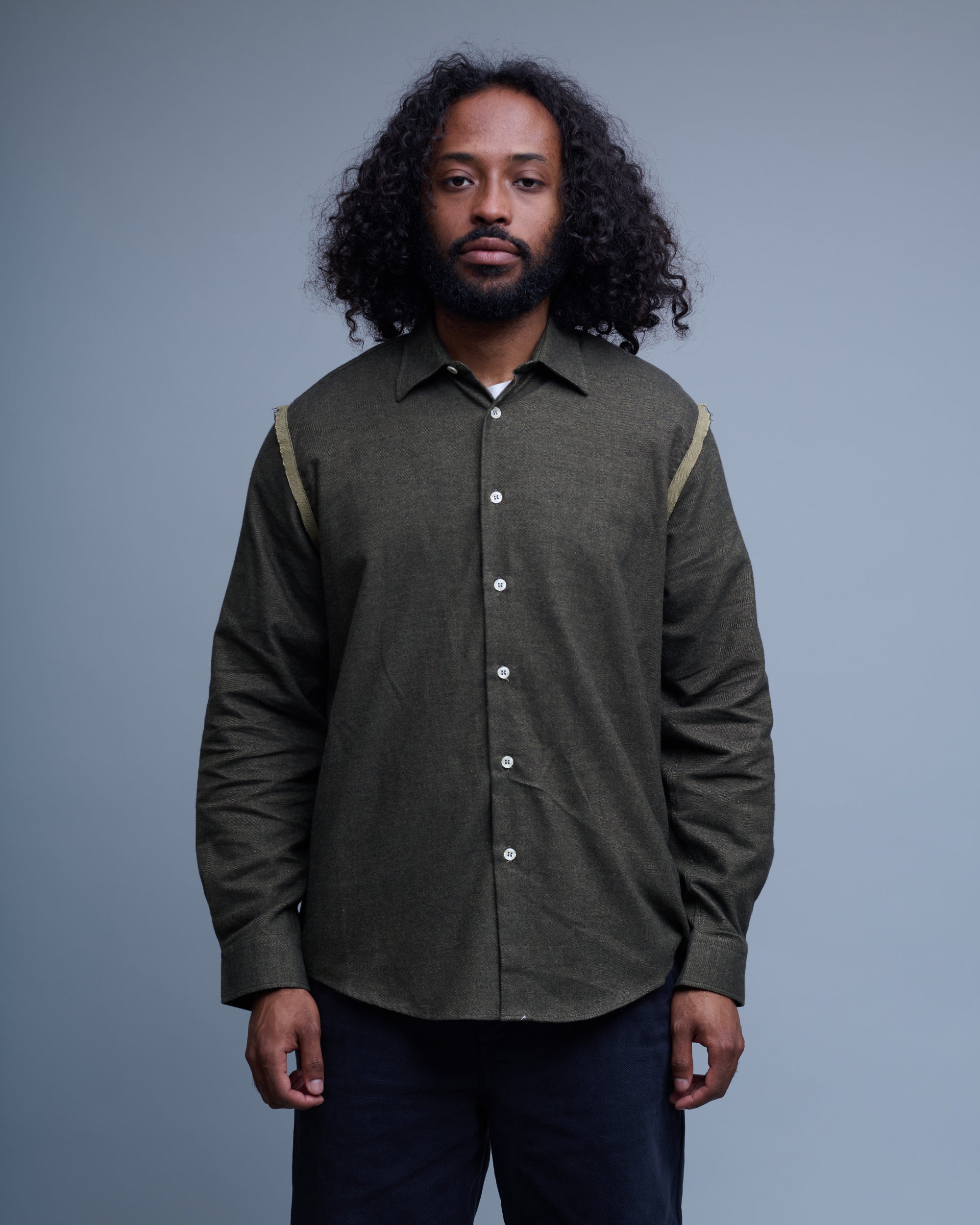 Zerin Cotton Fringe Shirt