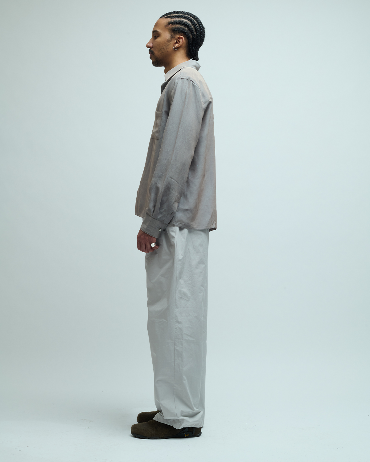 Cotton Blend Drawstring Pants