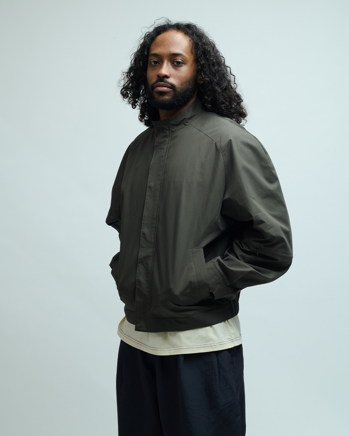 Raglan Cotton Zip Jumper