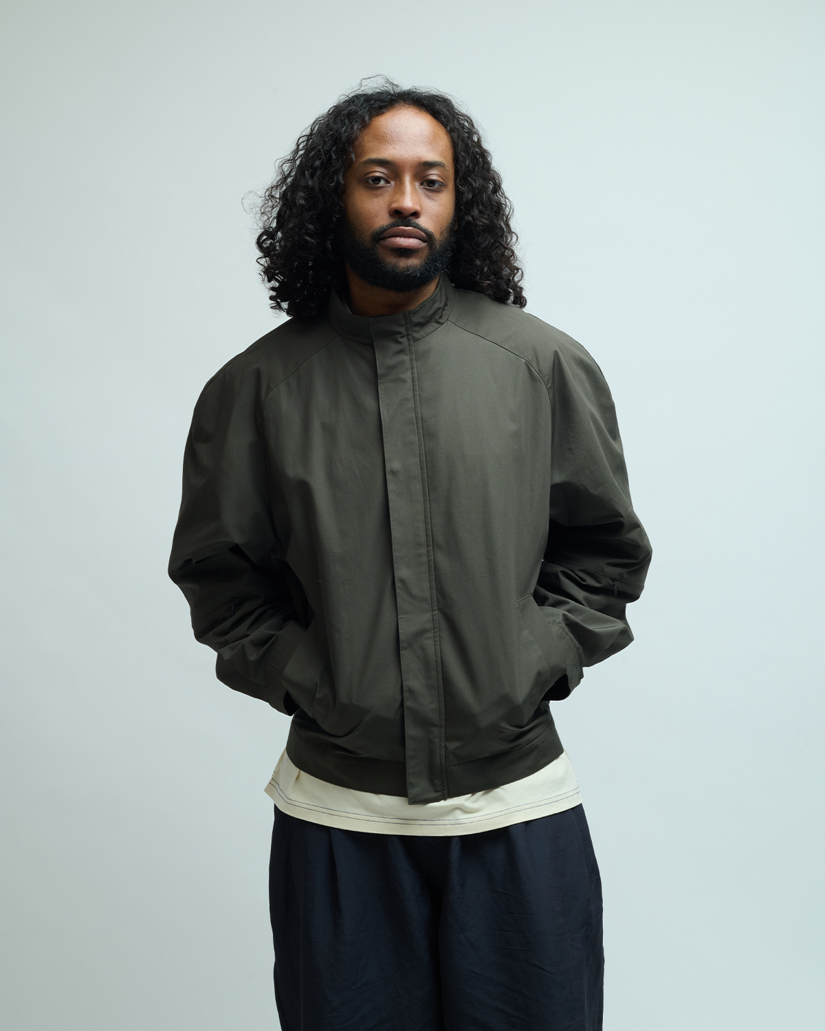 Raglan Cotton Zip Jumper