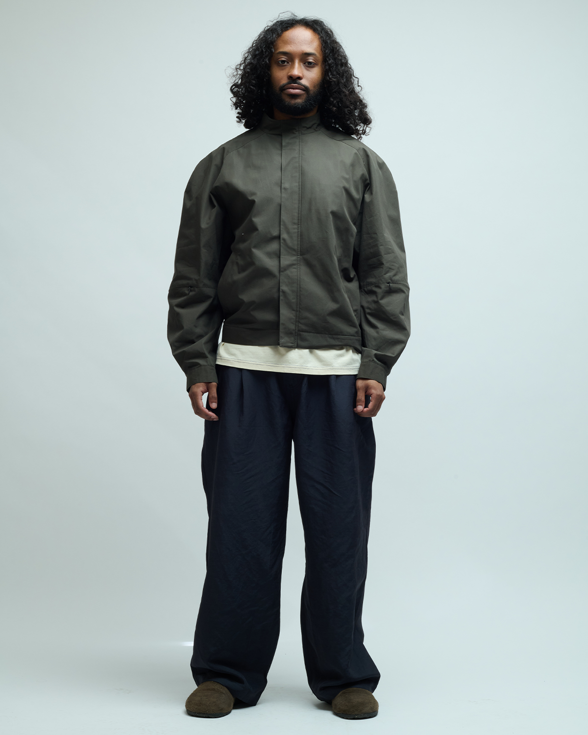 Raglan Cotton Zip Jumper