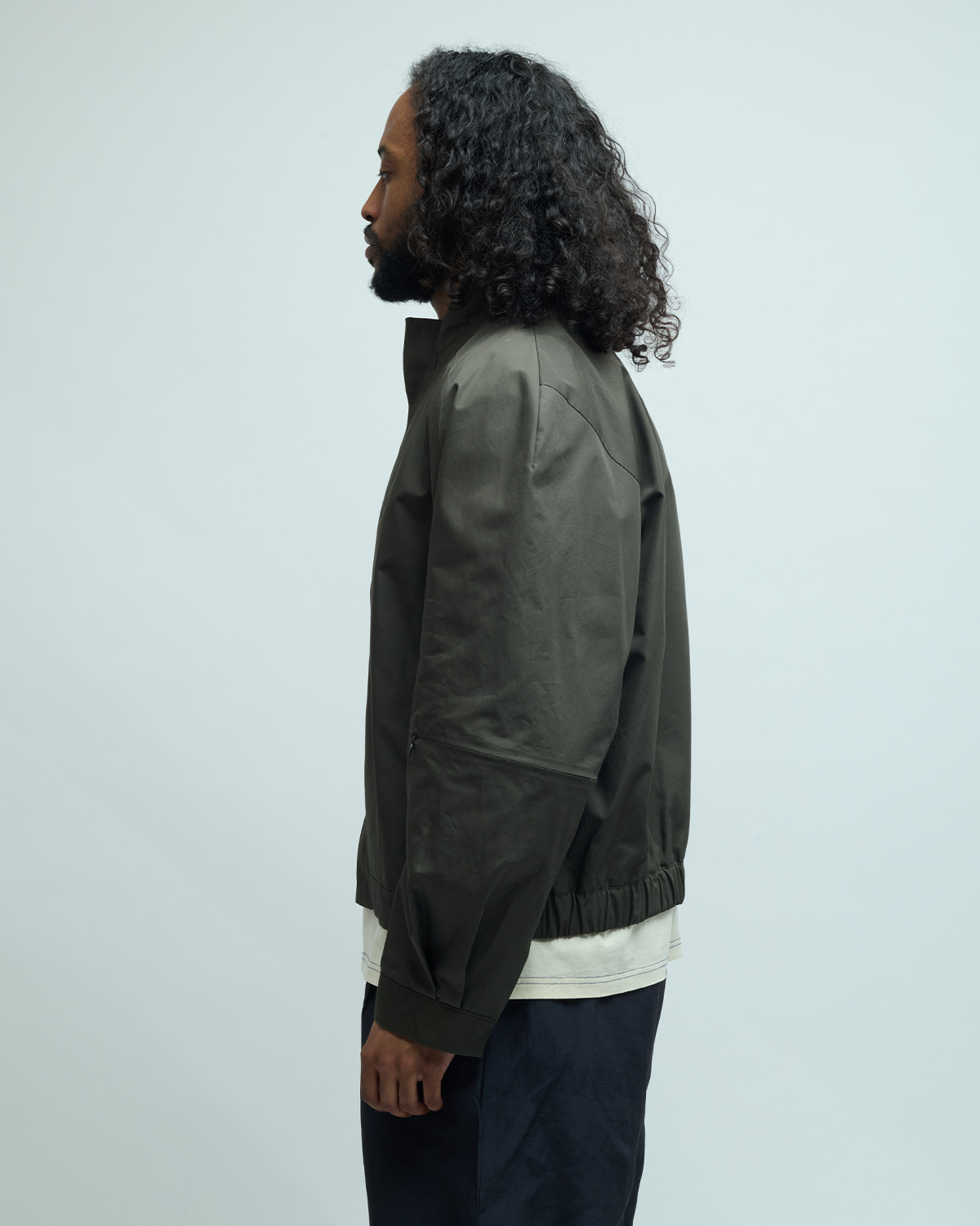 Raglan Cotton Zip Jumper