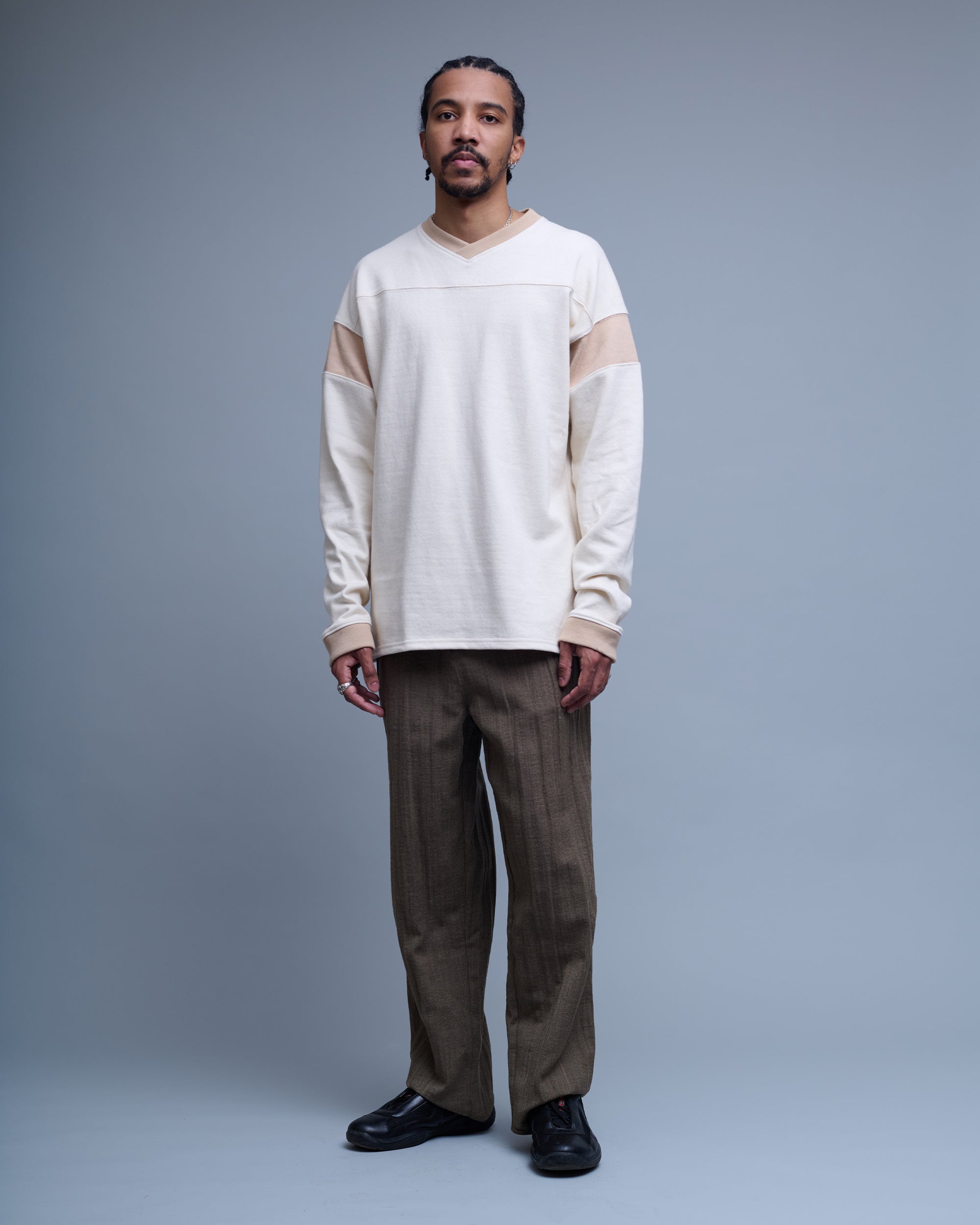 Hockey Tuck Stitch Cotton Jersey Shirt