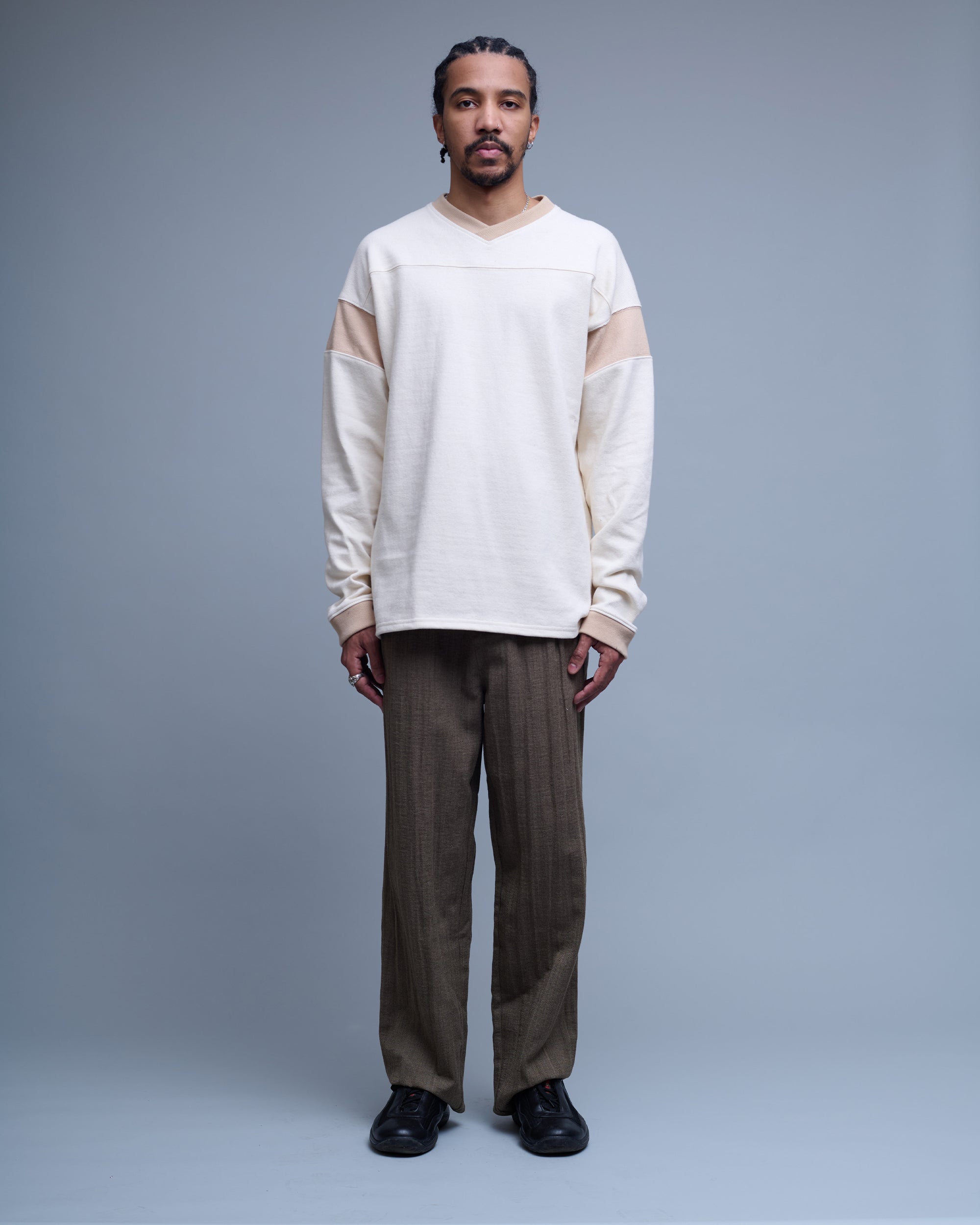 Hockey Tuck Stitch Cotton Jersey Shirt