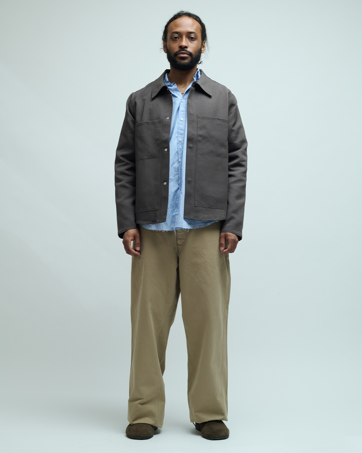 Work Wool Canvas Shirt
