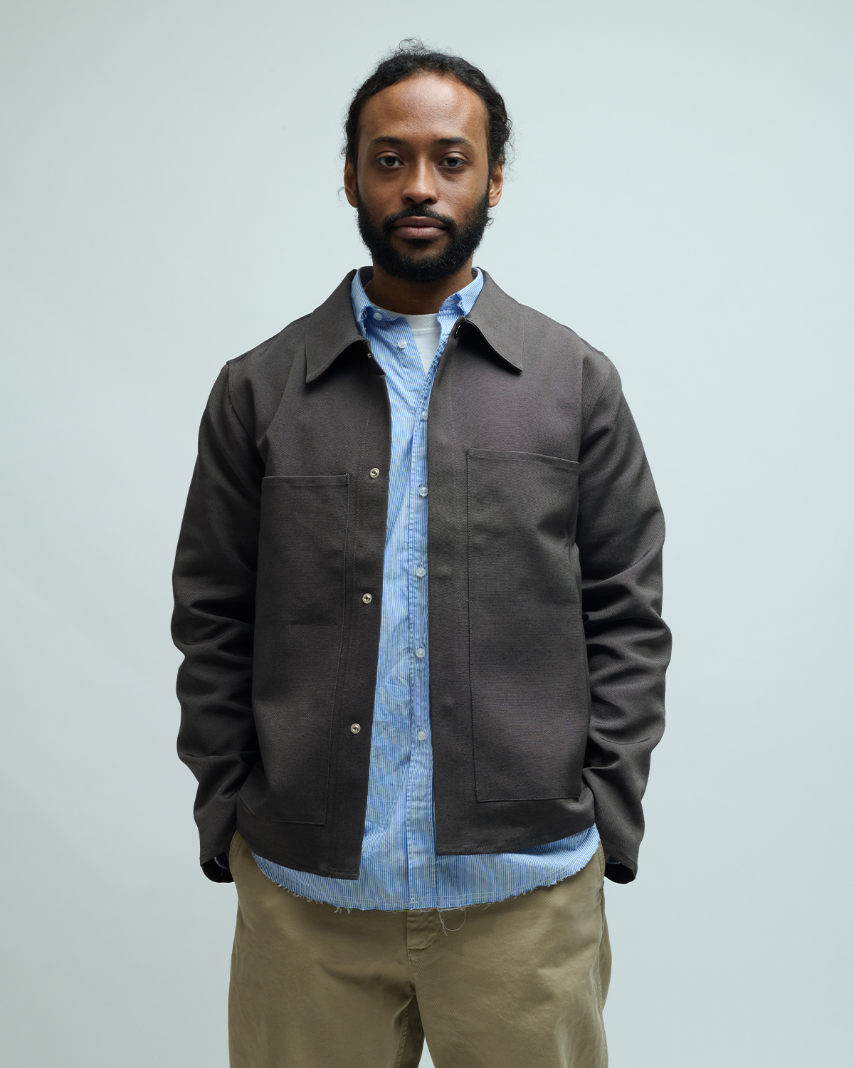 Work Wool Canvas Shirt