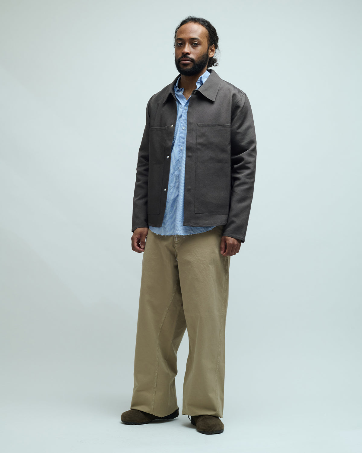 Work Wool Canvas Shirt
