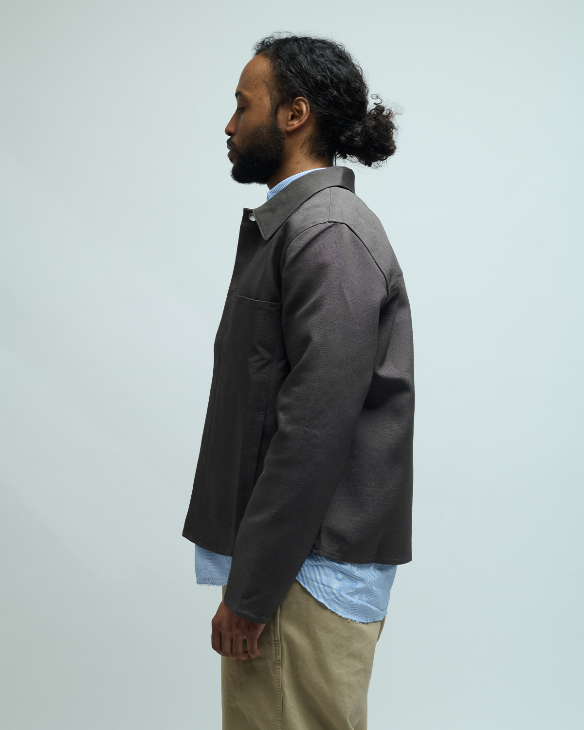 Work Wool Canvas Shirt