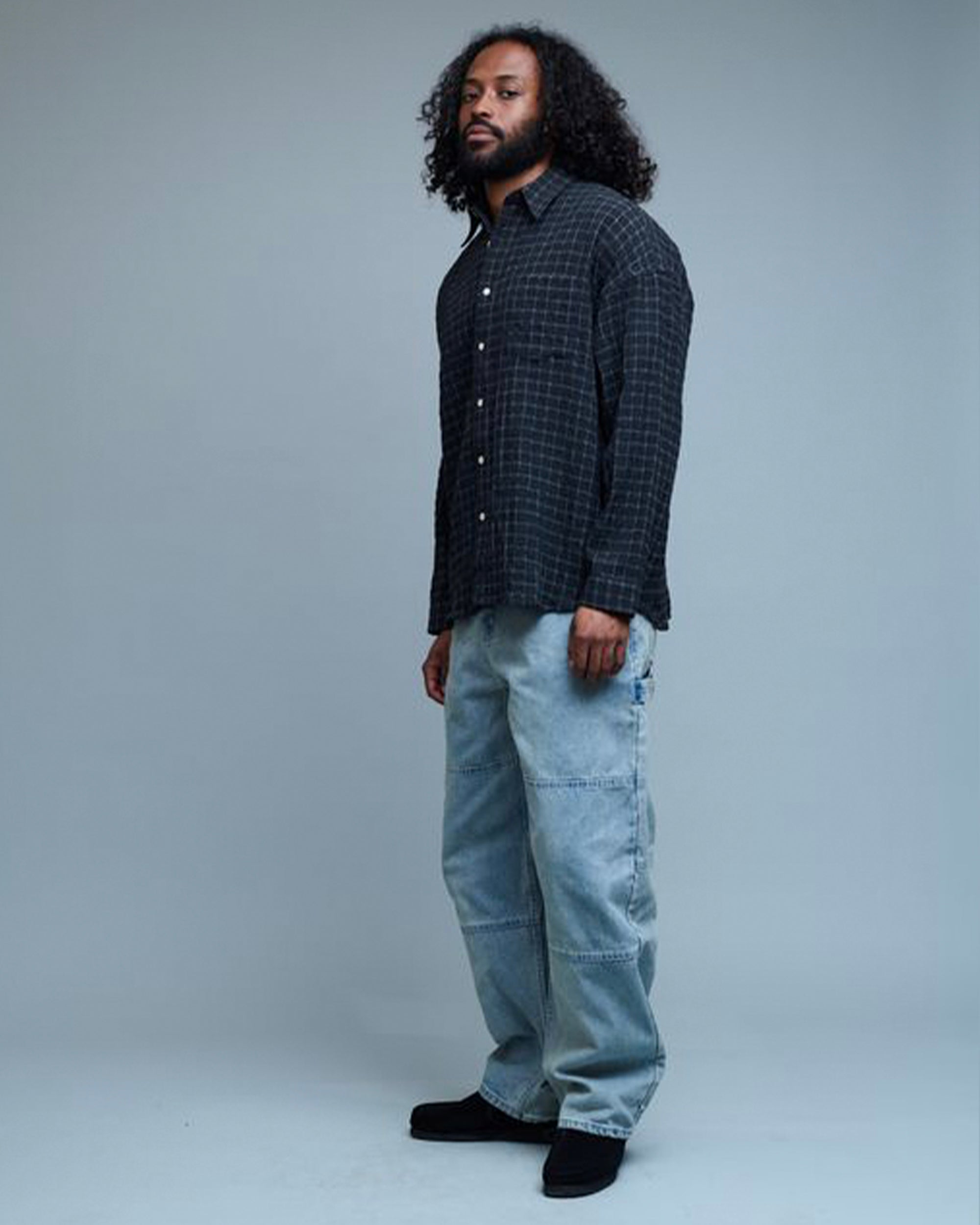 Oxford Washing Double Knee Pants
