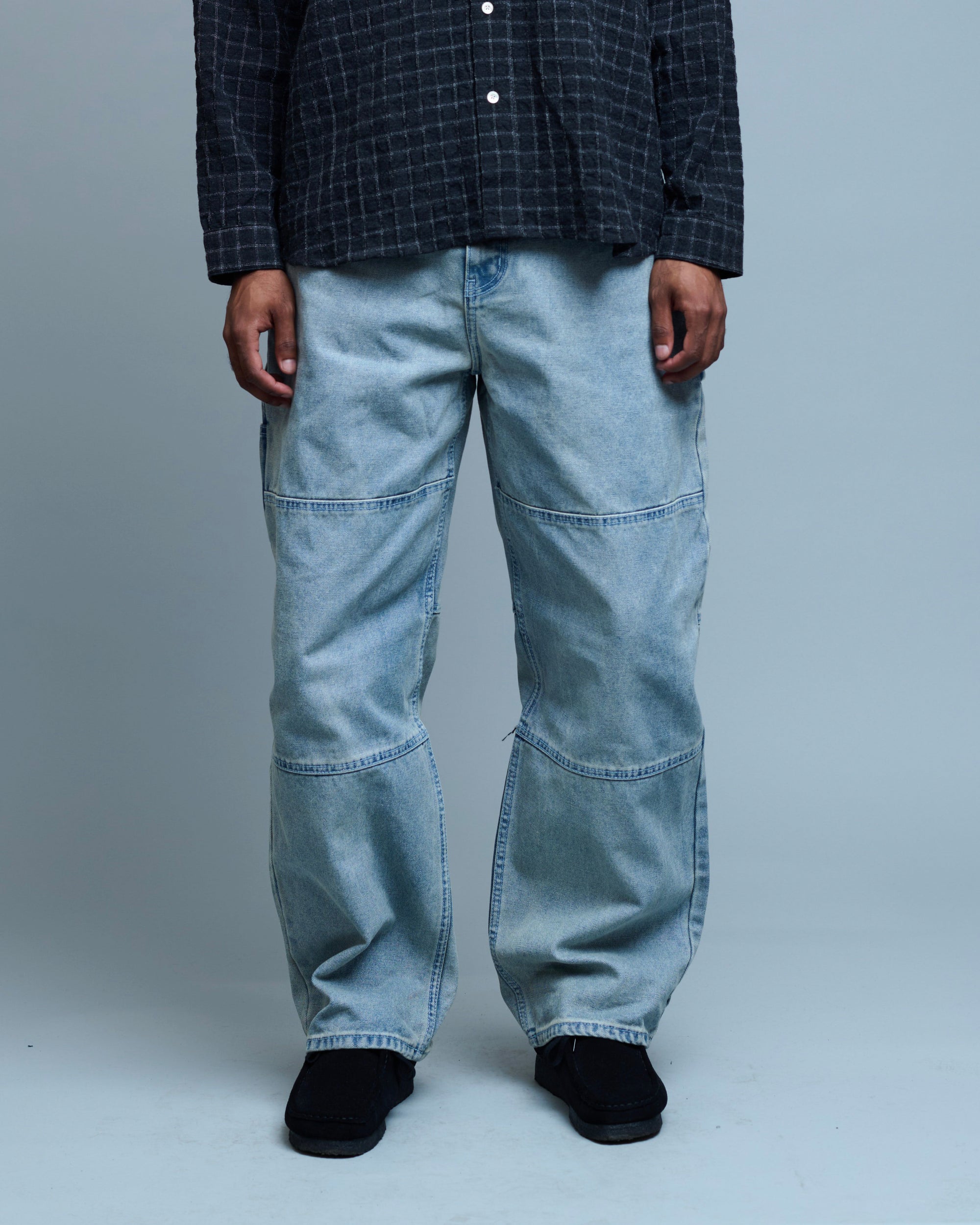Oxford Washing Double Knee Pants