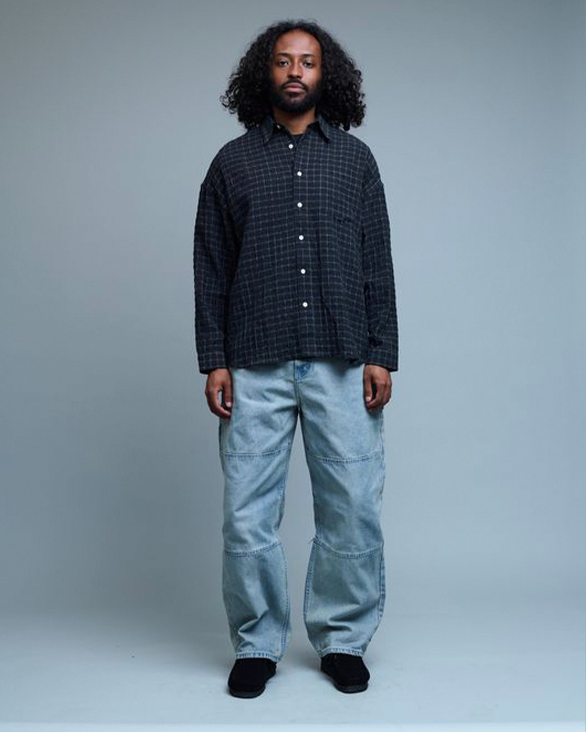 Oxford Washing Double Knee Pants