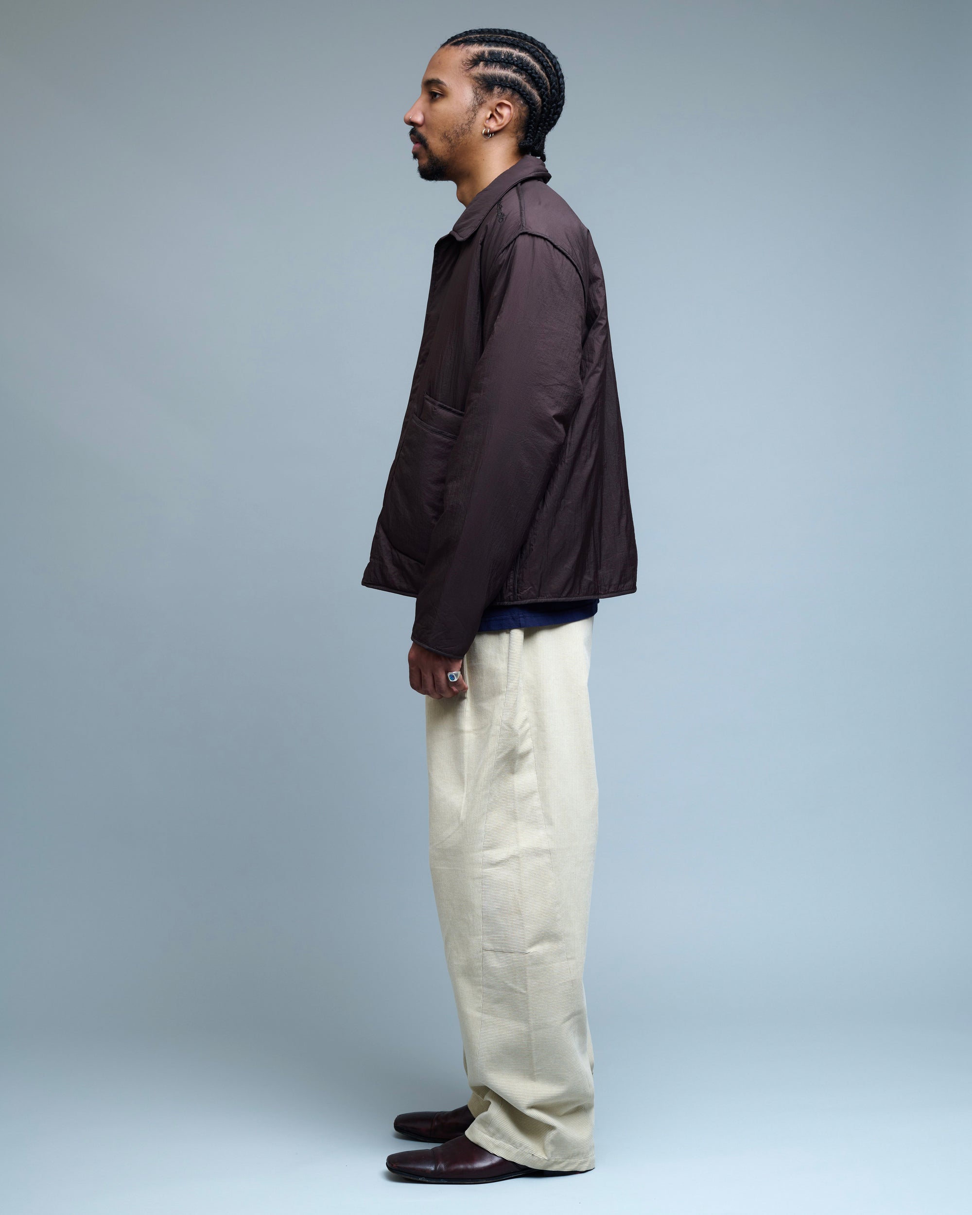Corduroy Panelled Rounding Pants
