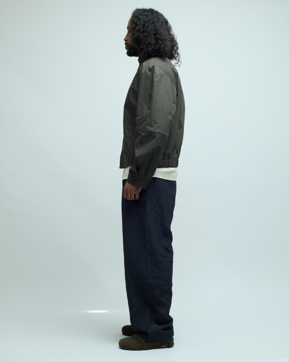 Classy Oversized Two-Tuck Linen Blend Trousers