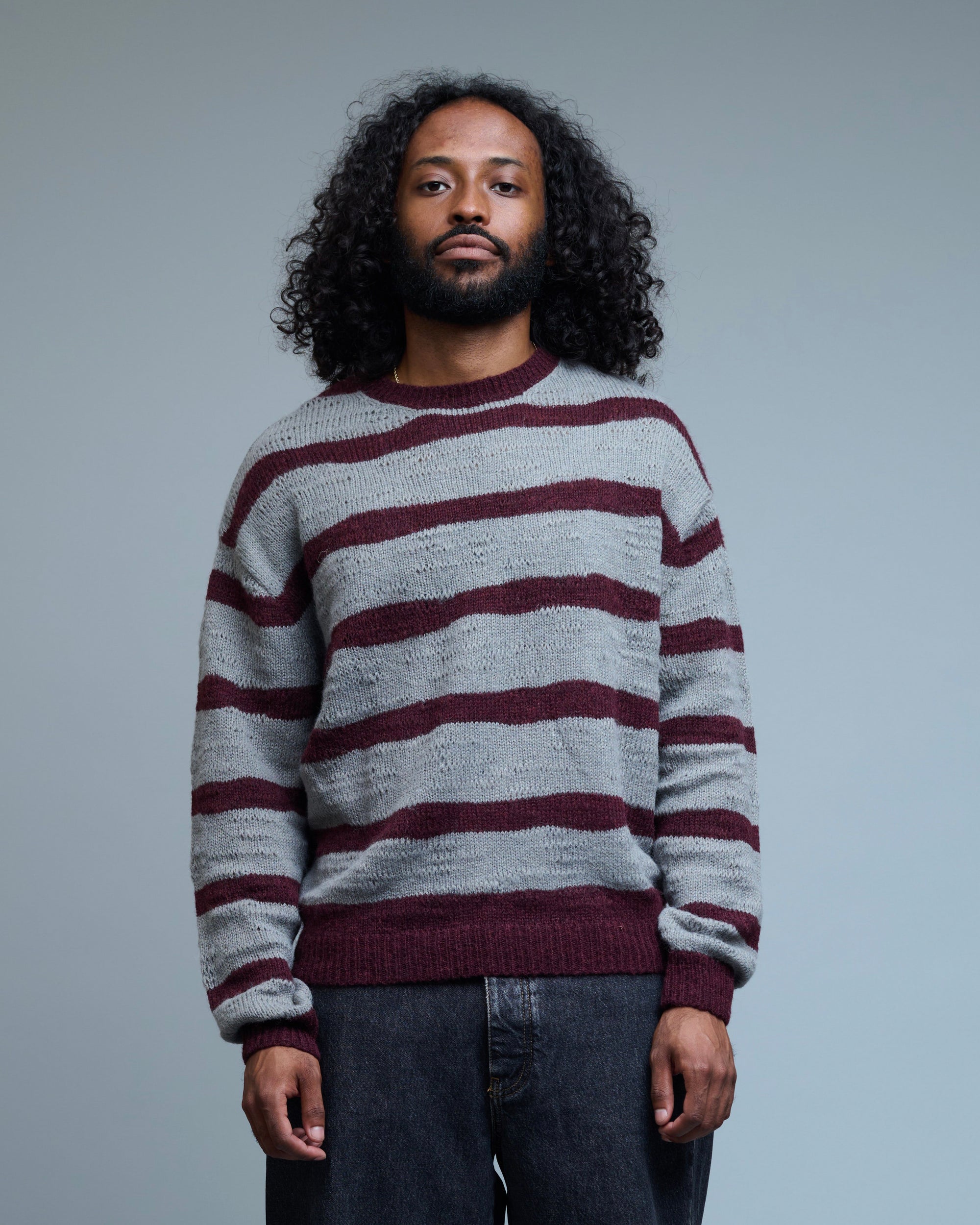 Hairy Stripe Knit
