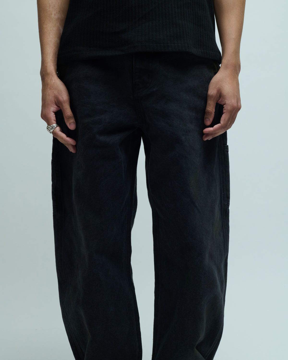 Over Dyed Denim Painter Pants