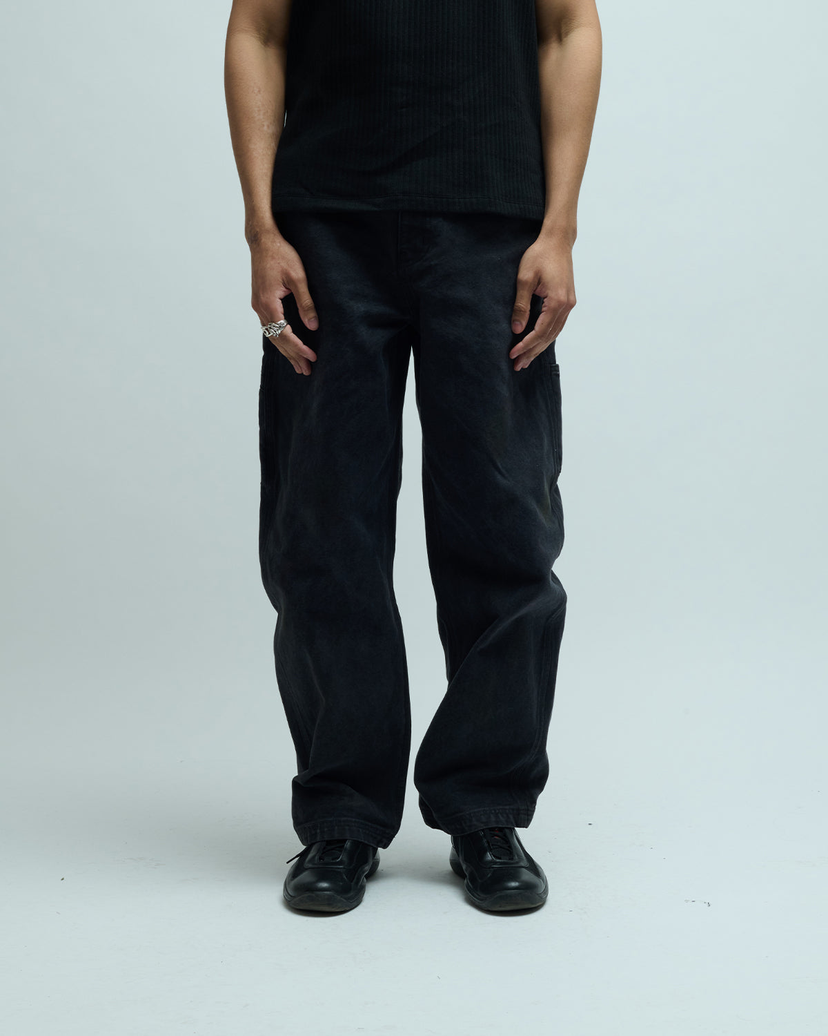 Over Dyed Denim Painter Pants