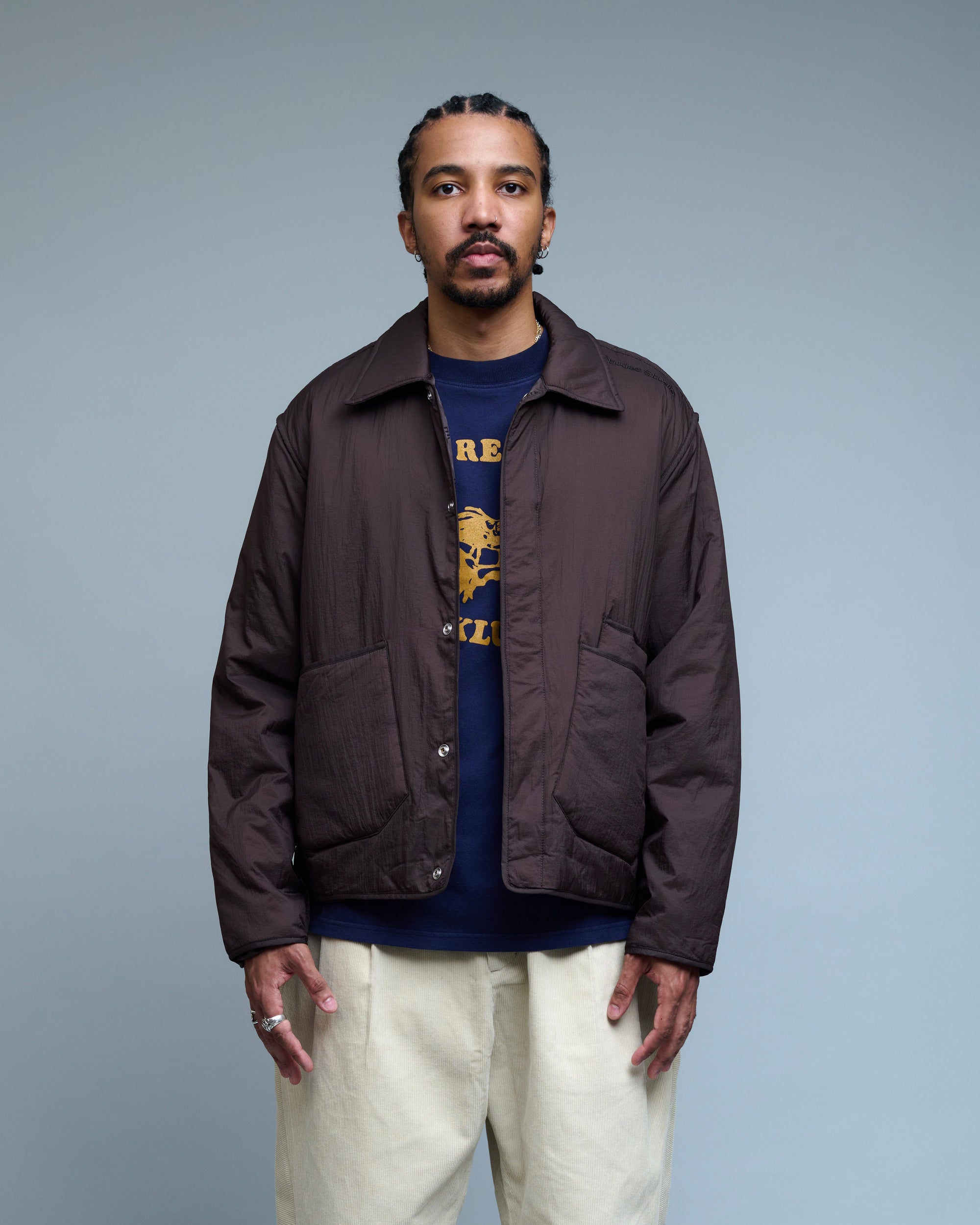 New Padded Snap Jacket