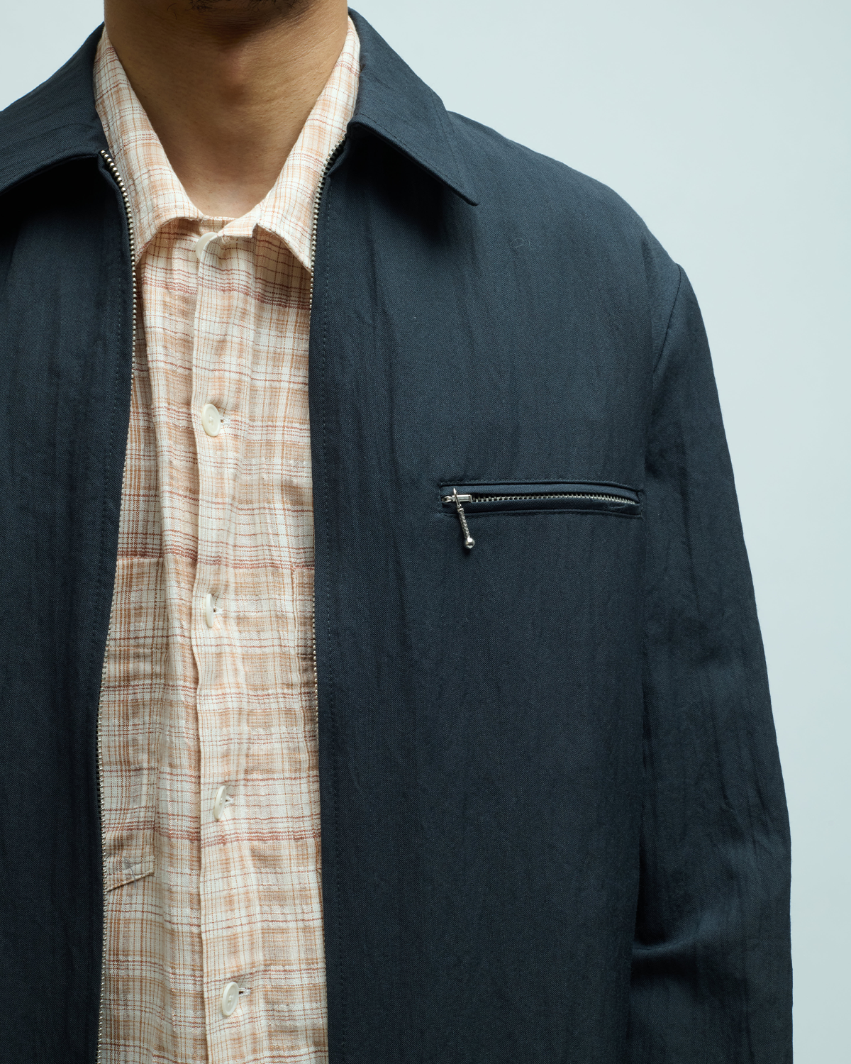 Zip Pocket Overshirt