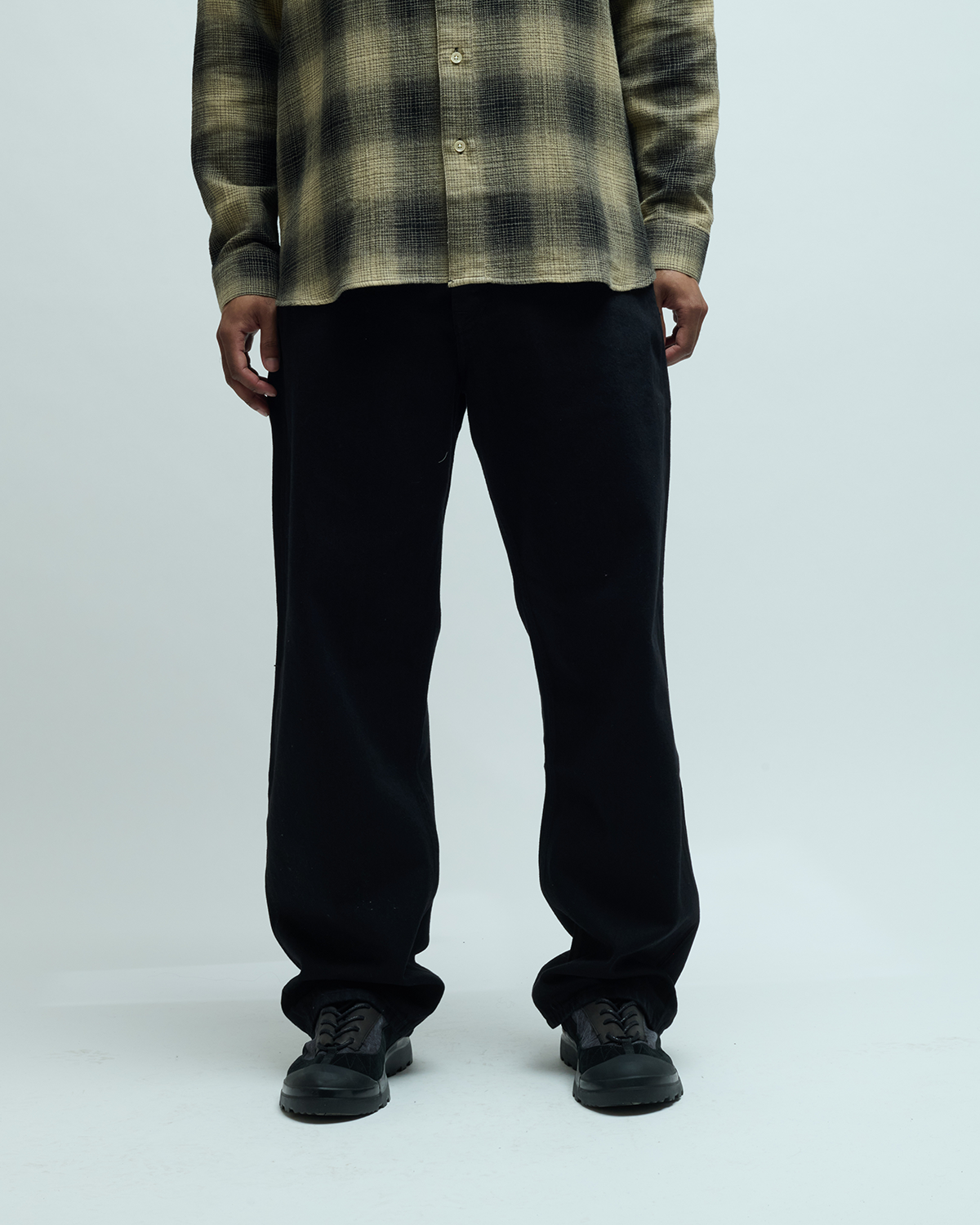 Barnes Japanese Denim Wide Leg Jeans