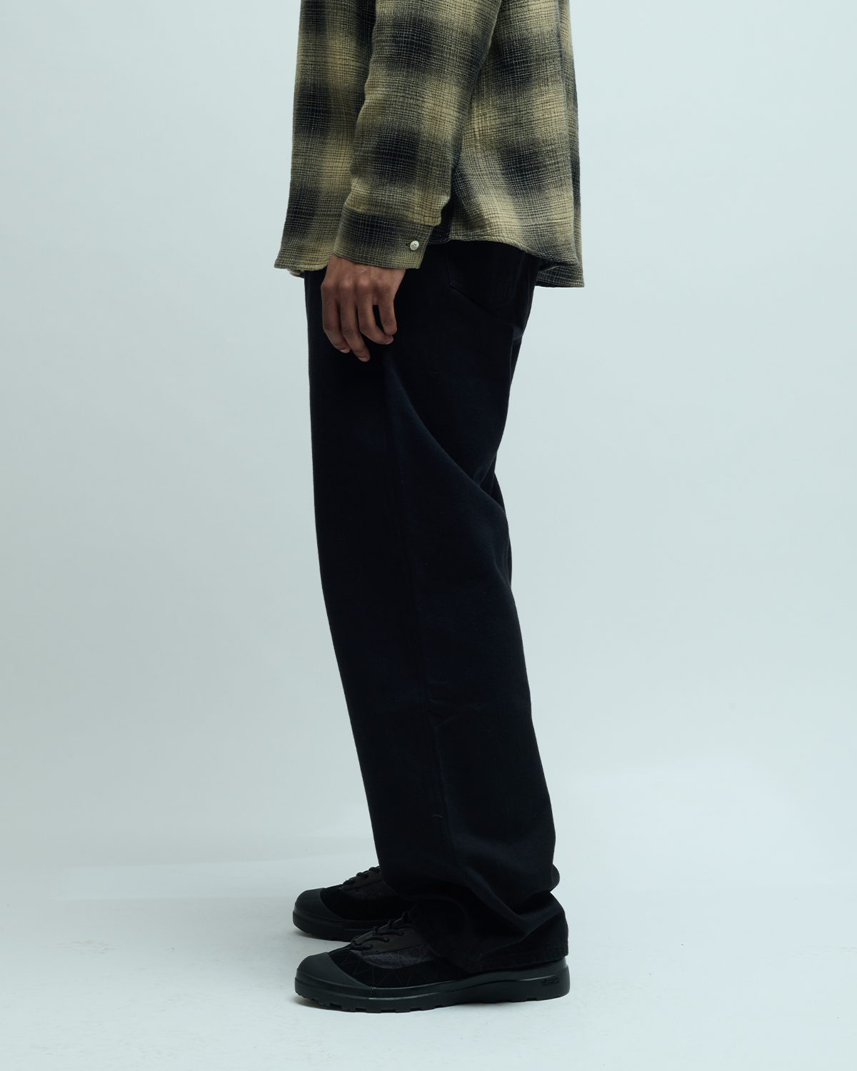 Barnes Japanese Denim Wide Leg Jeans