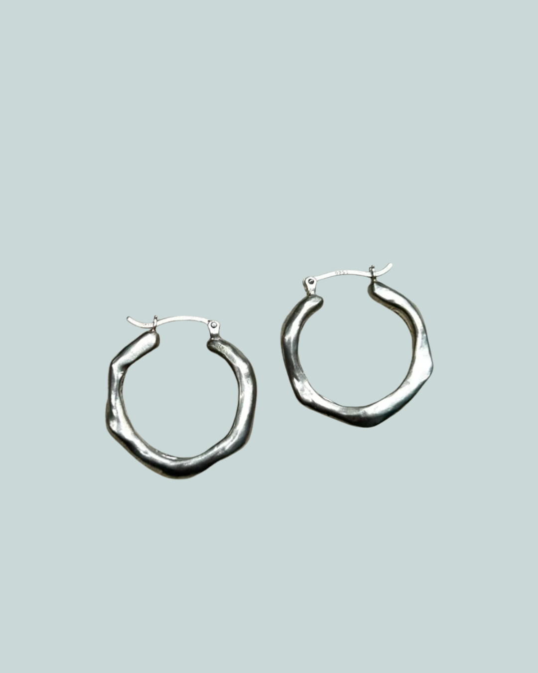 big melted hoops