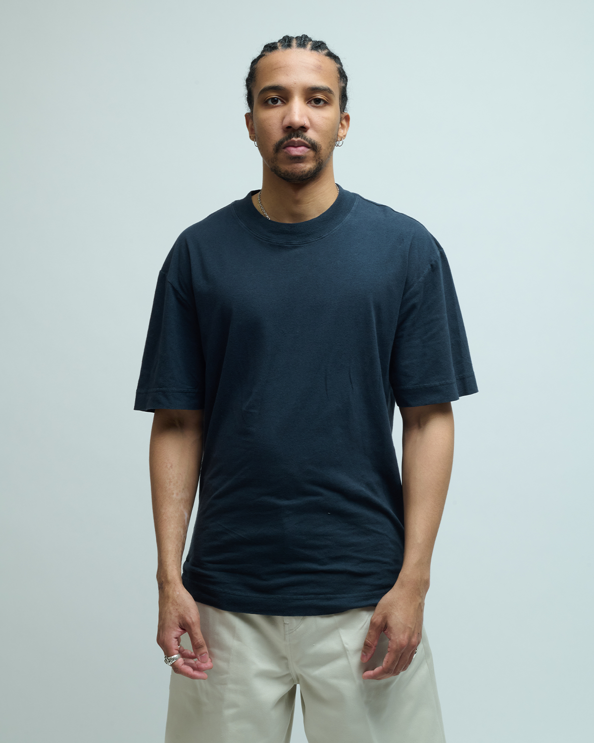 Simple Cotton Linen Jersey T-Shirt