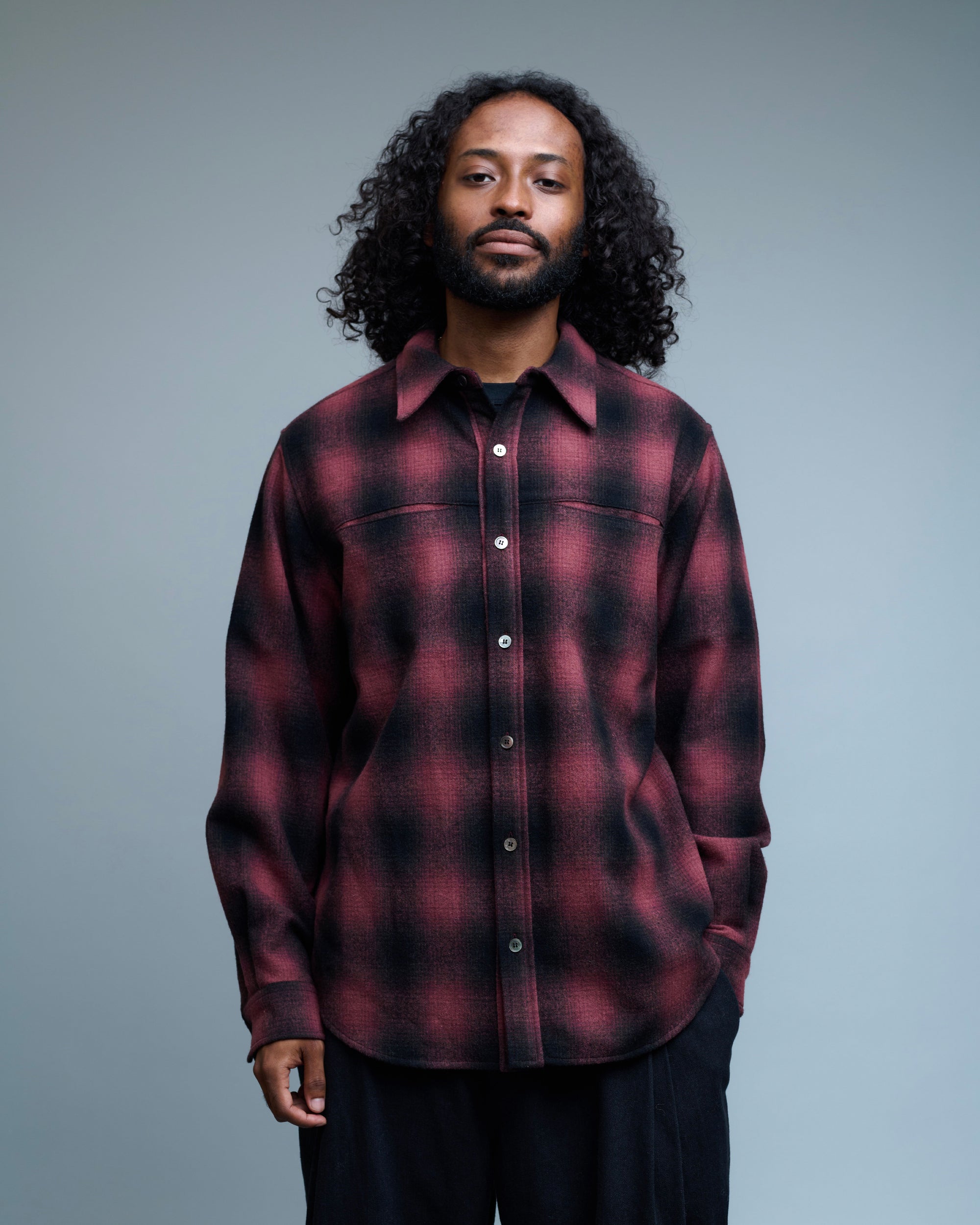Halo Wool Nylon Blend Shirt