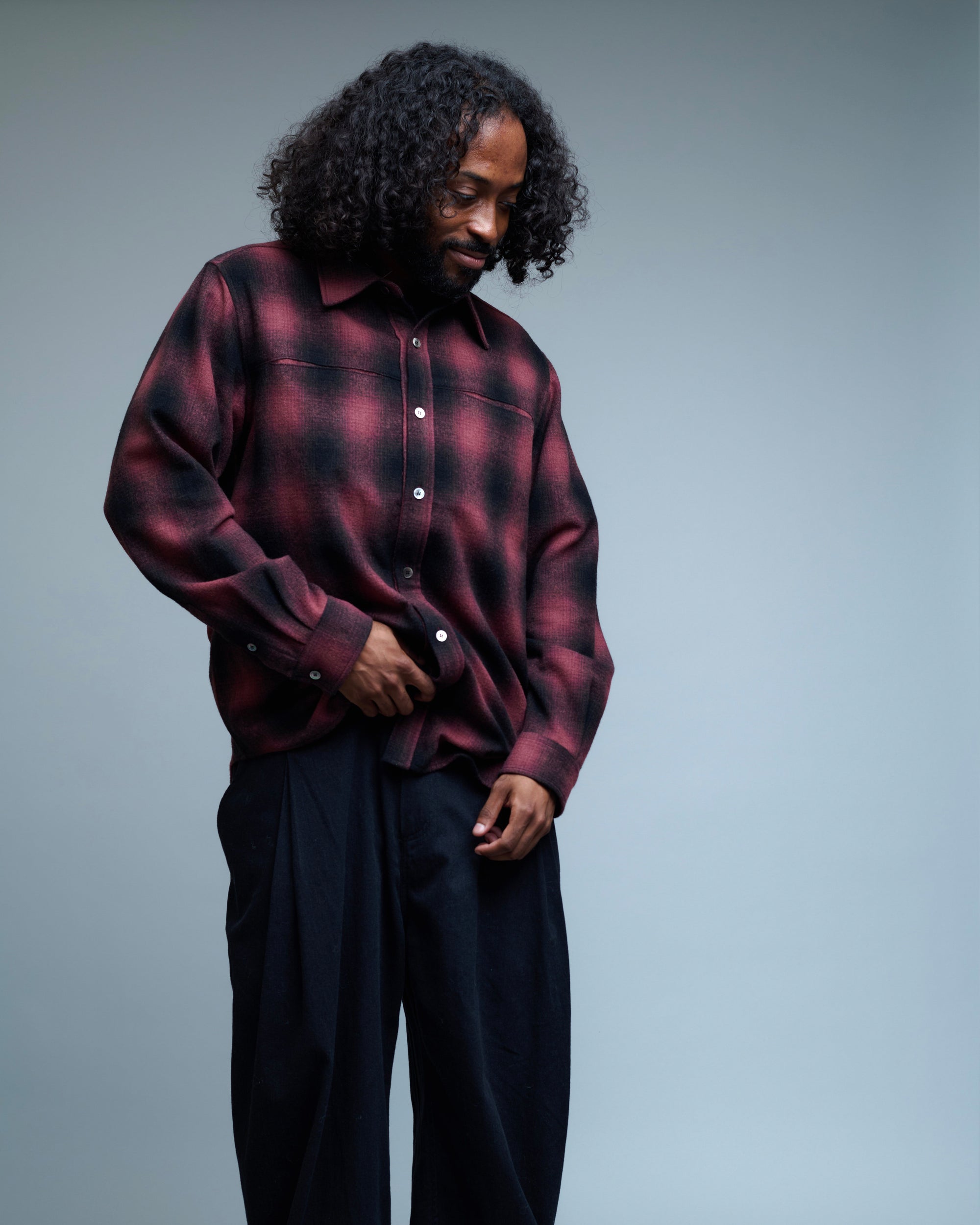Halo Wool Nylon Blend Shirt