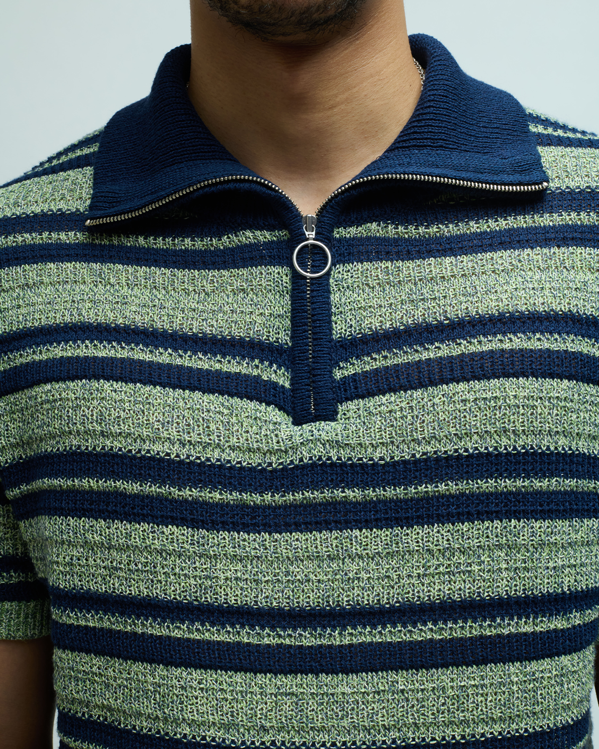 Hustler Paper Blend Half Zip Sweater