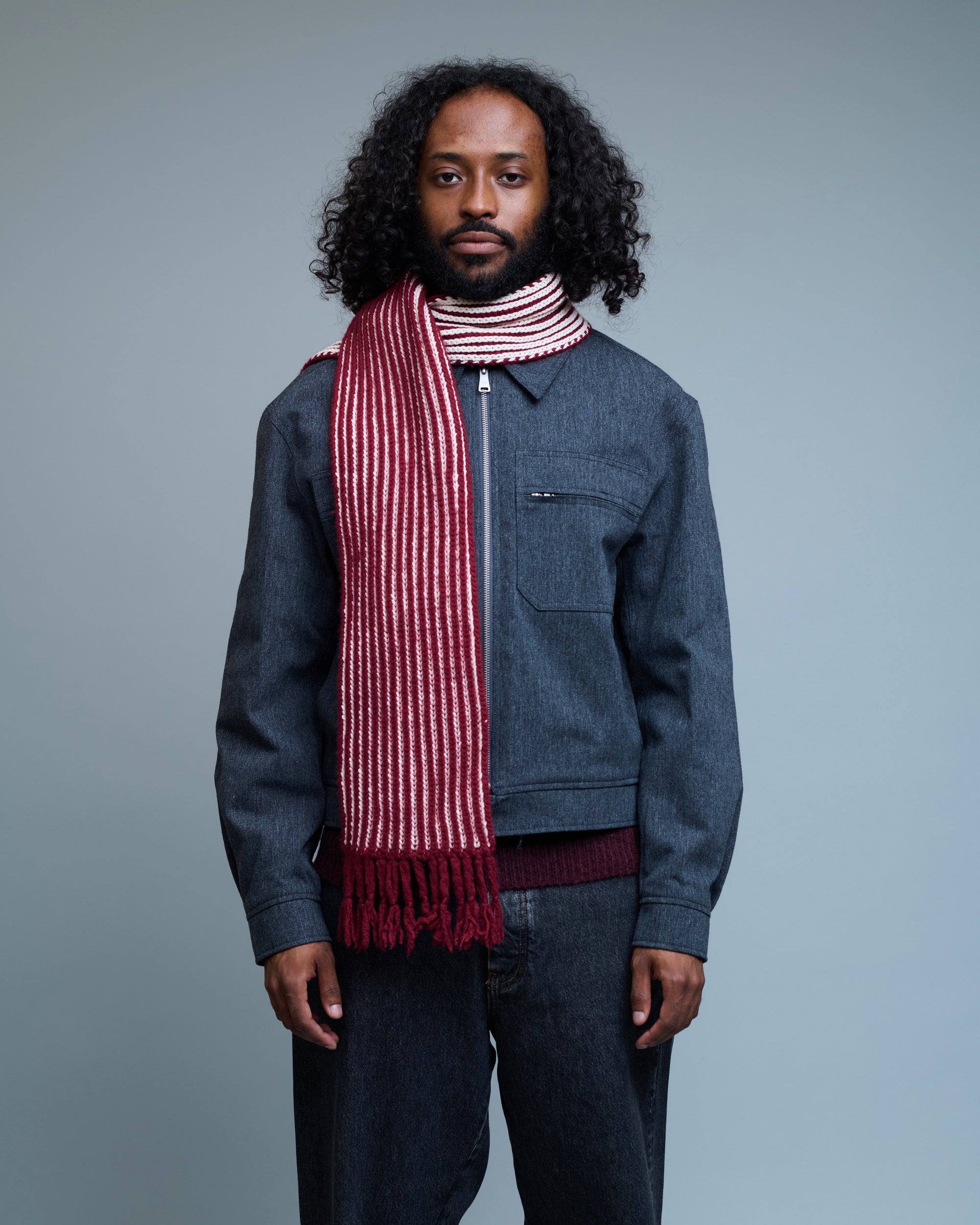 Riff Wool Blend Scarf