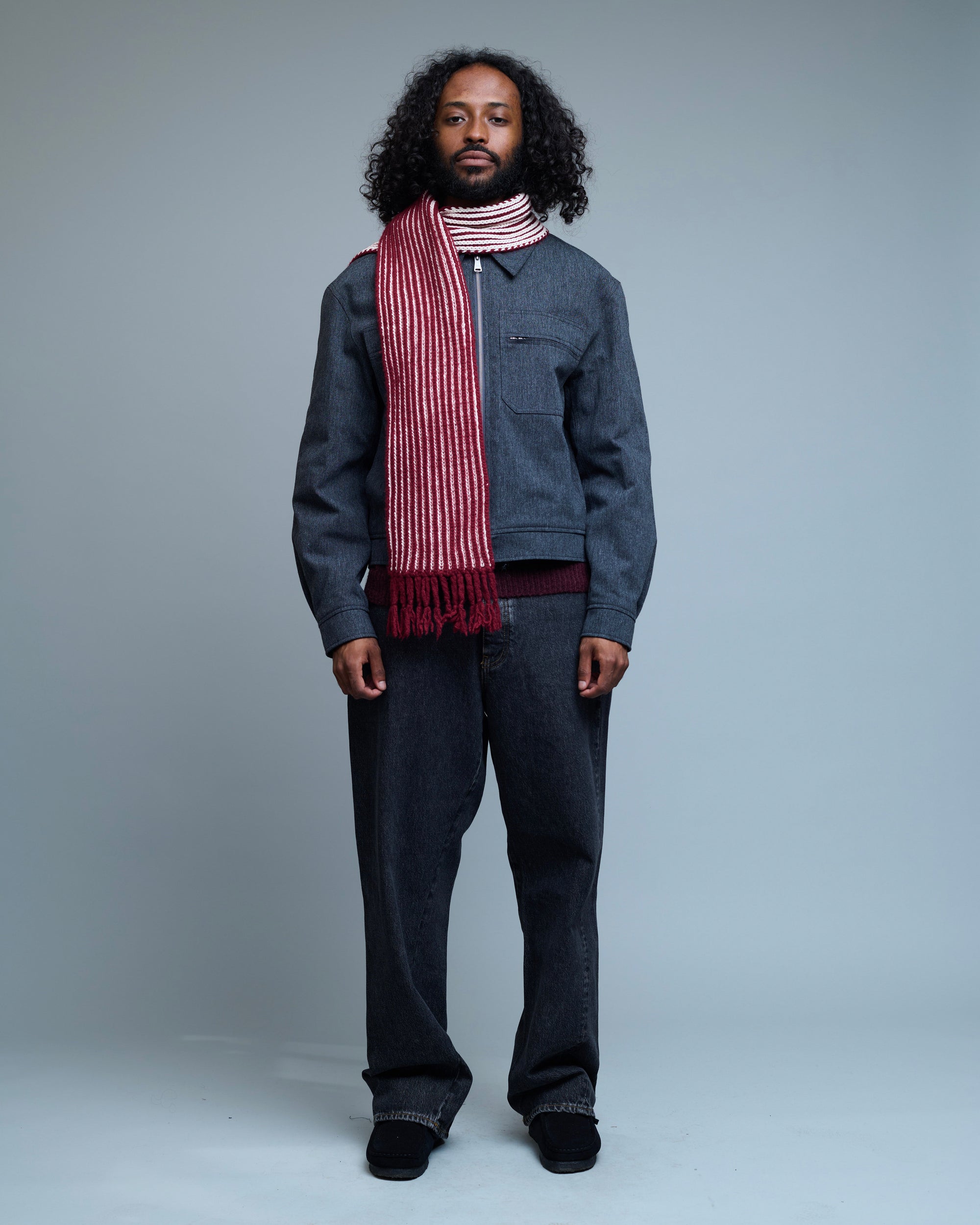 Riff Wool Blend Scarf