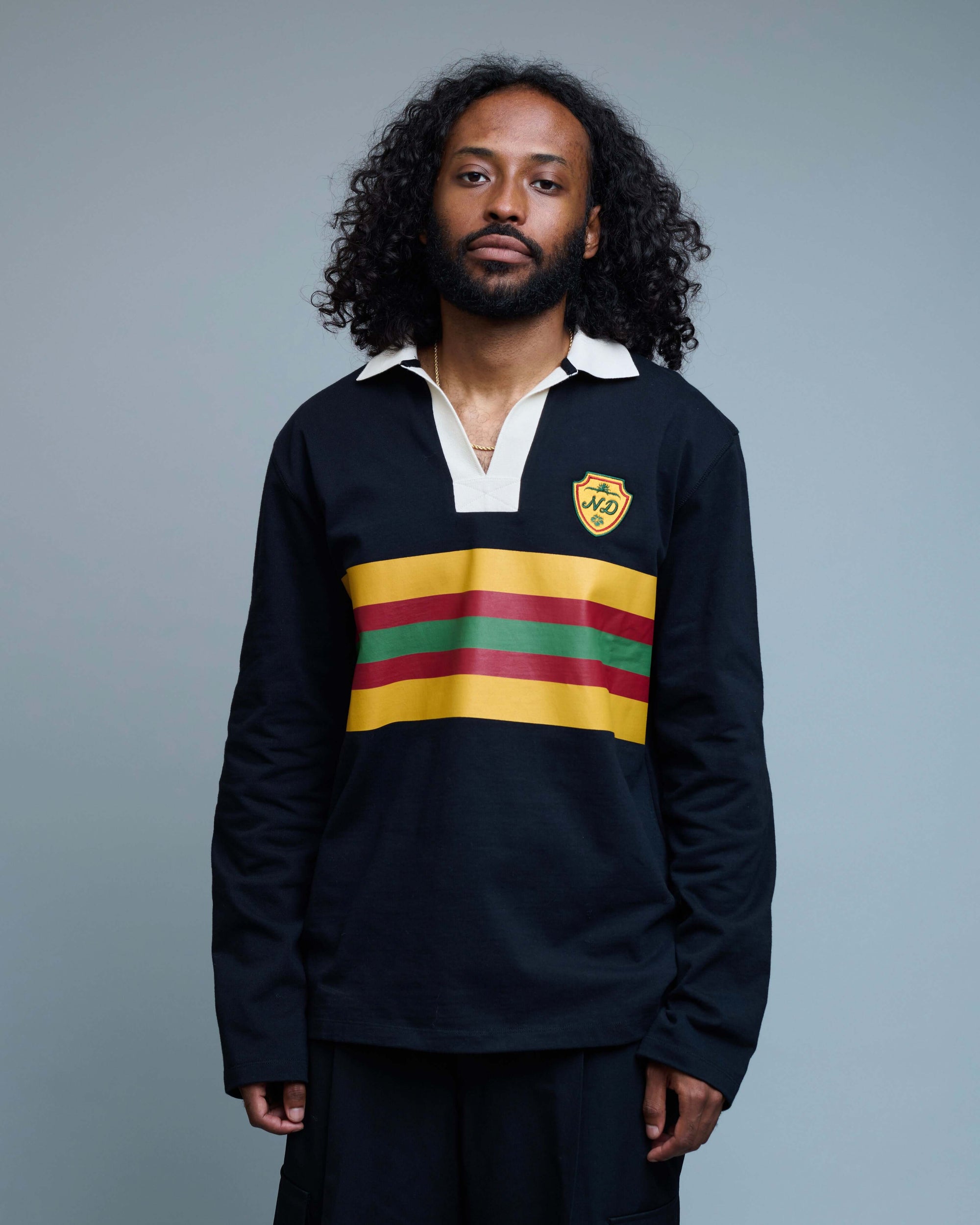 Striped Rugby Sweatshirt