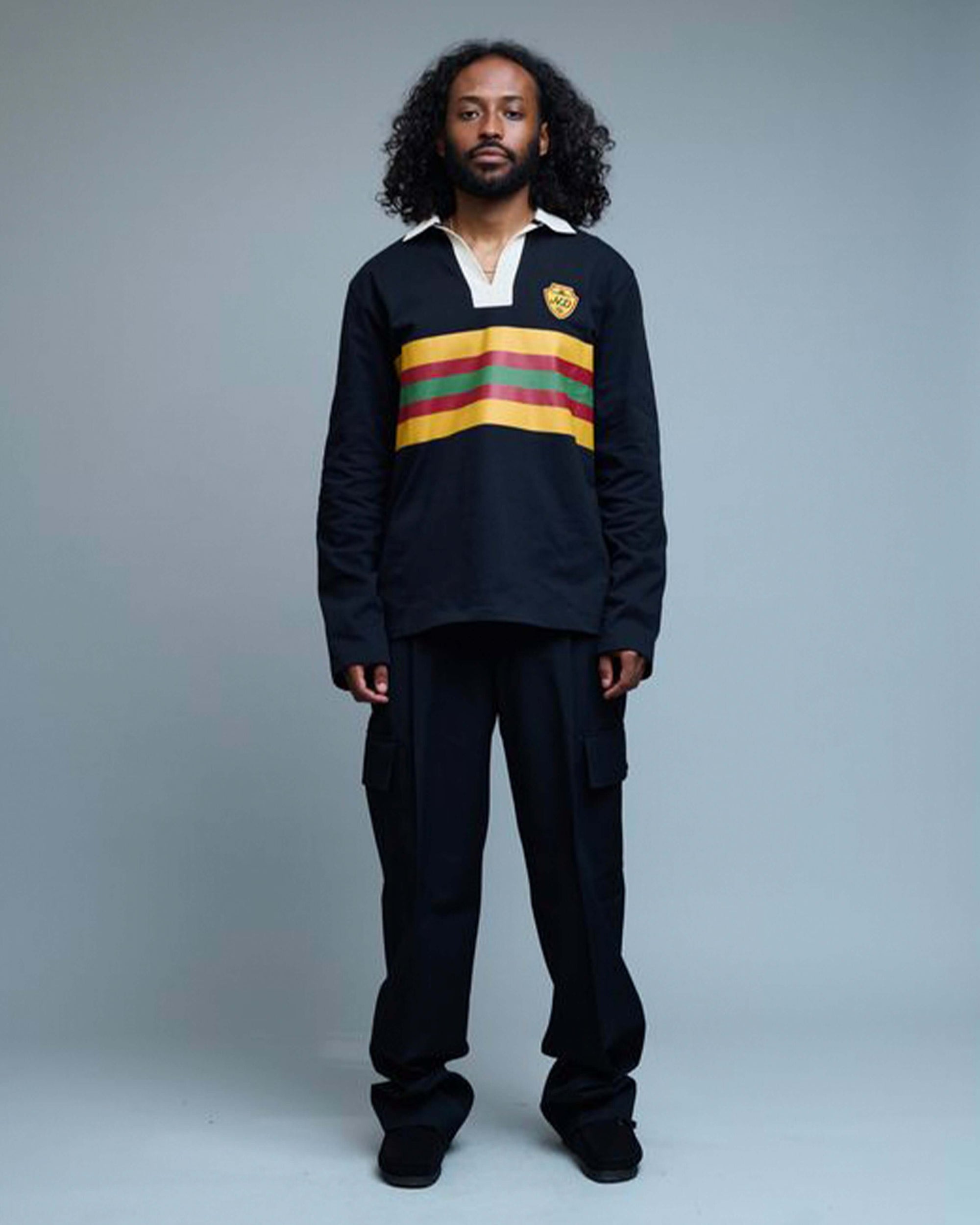 Striped Rugby Sweatshirt