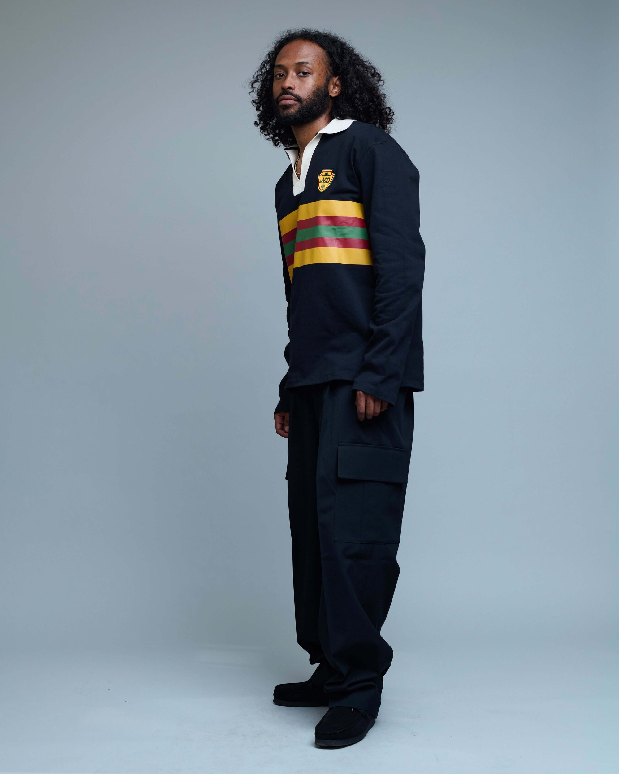 Striped Rugby Sweatshirt