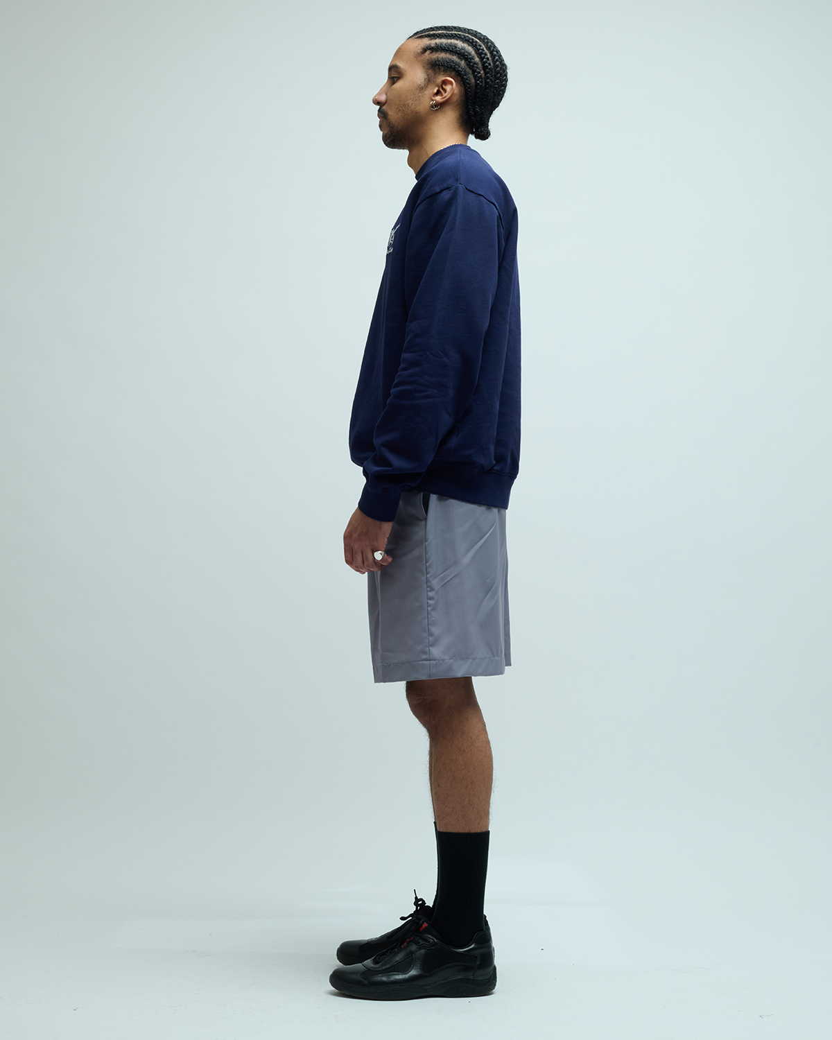 Ake Virgin Wool Drawstring Shorts